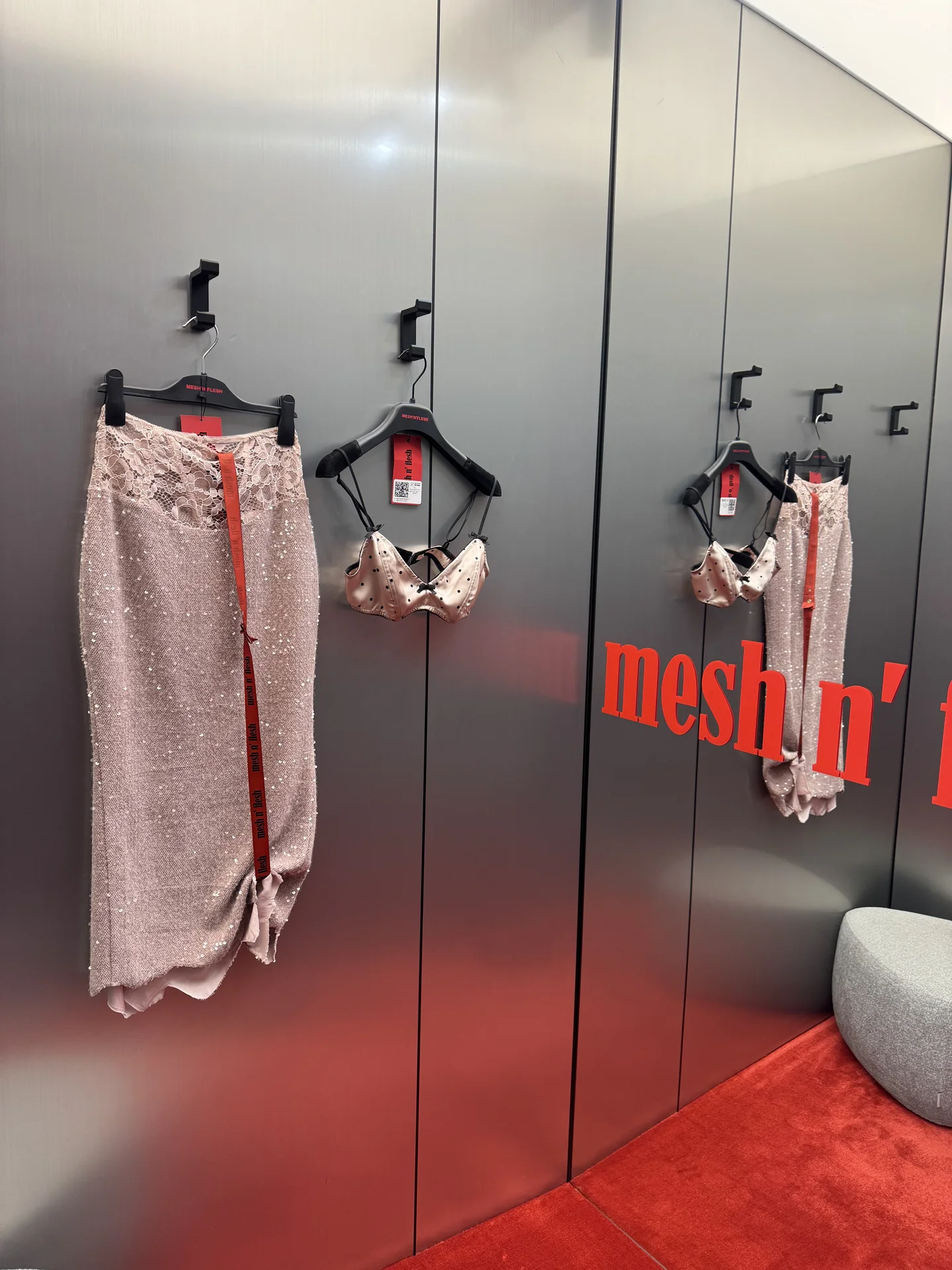 Юбка Mesh n Flash розовая кружевная - миниатюра 8