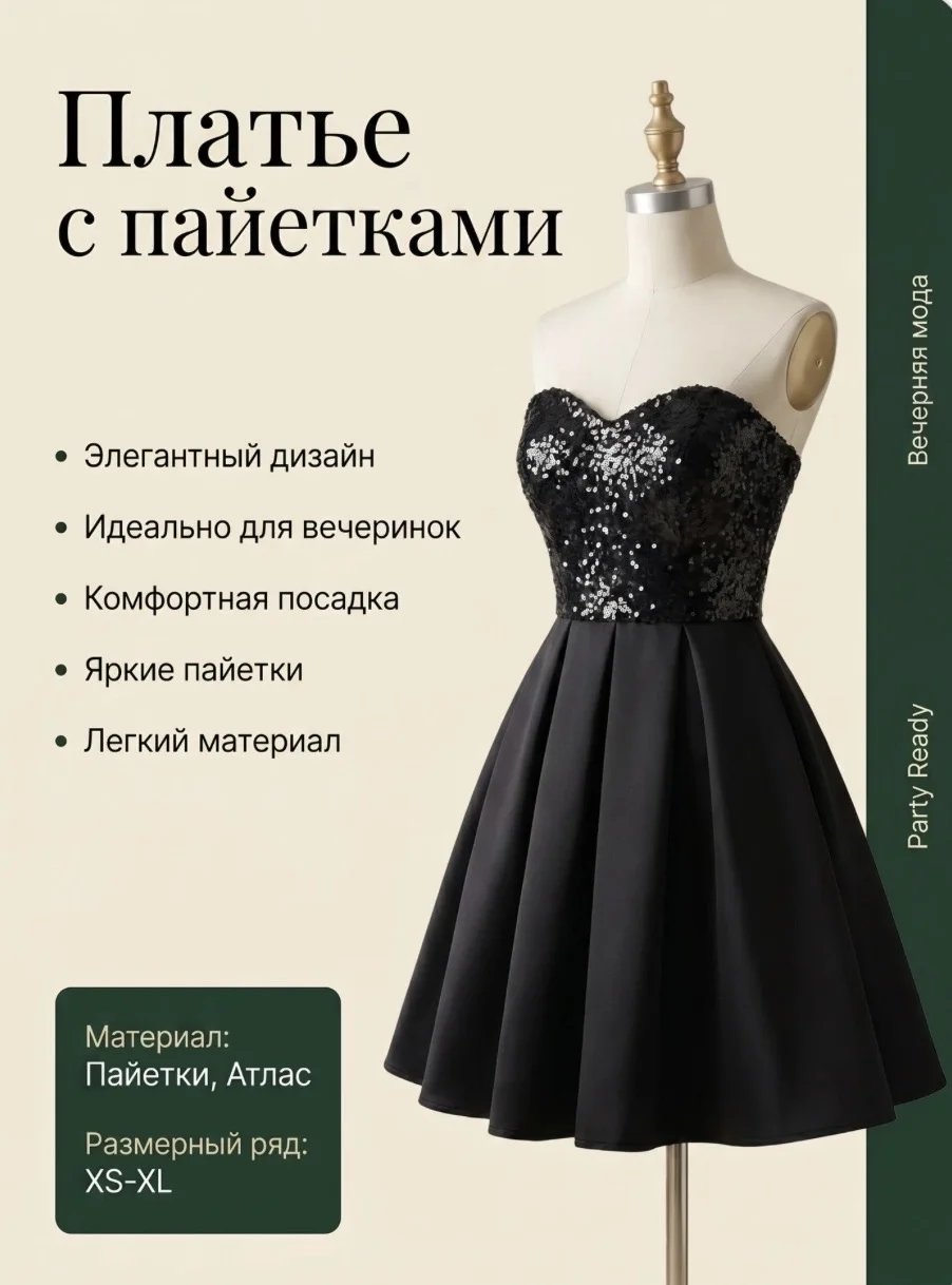 Платье вечернее - миниатюра 2