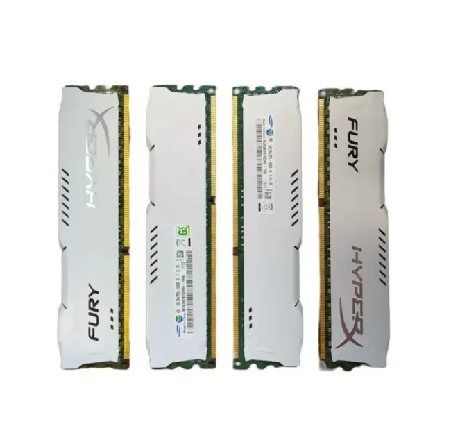 Белый Радиатор охлаждения HyperX DDR3, DDR4  1 комплект - миниатюра 2