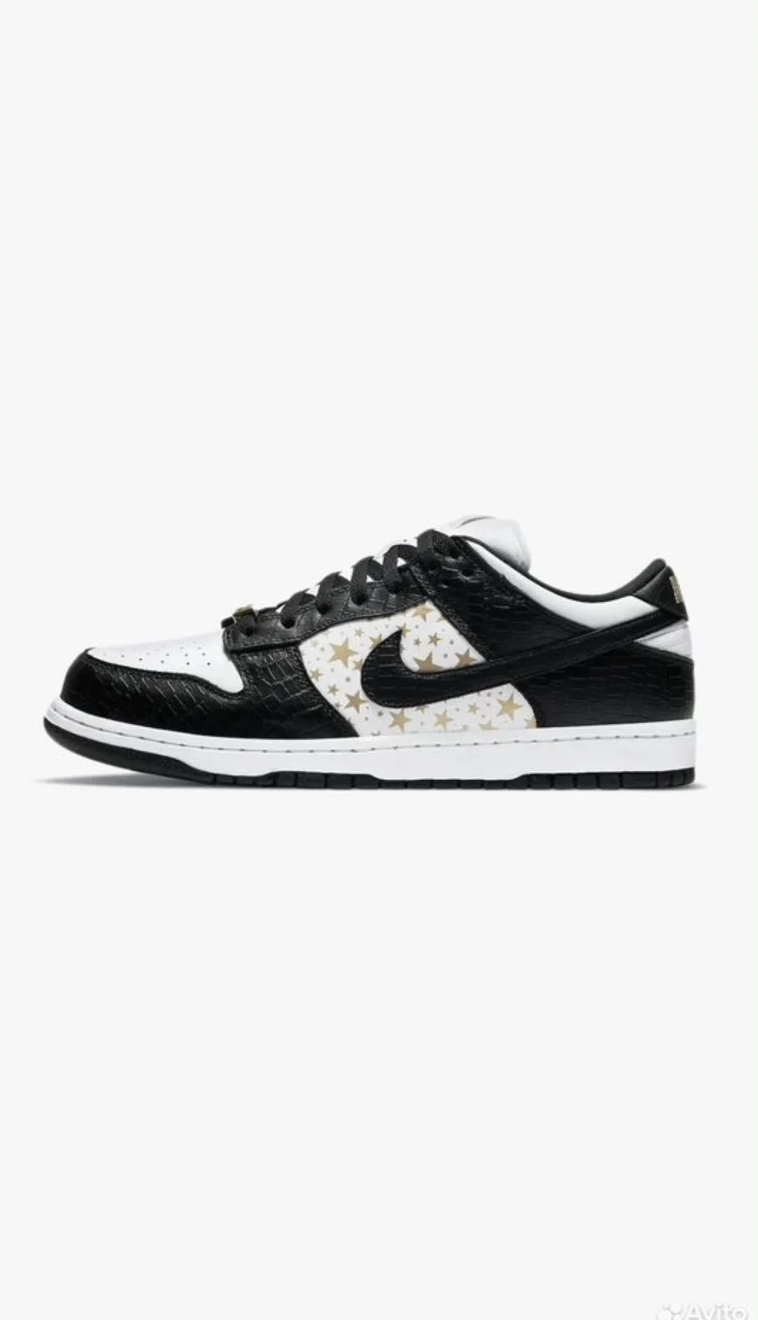 Nike SB Dunk Low Supreme - Stars - Black 9.5 US - изображение 1