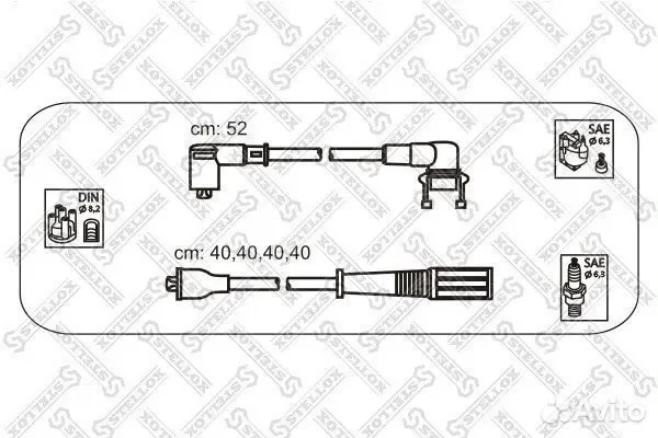 Ком-т проводов Renault R19 1.2 C1G 89-9 1038160SX - изображение 1