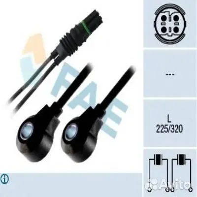 Датчик детонации FAE 60222 - изображение 1