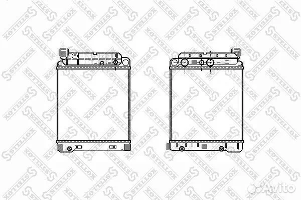 Радиатор системы охлажд 815x670x42 MB AT 8103351SX - изображение 1