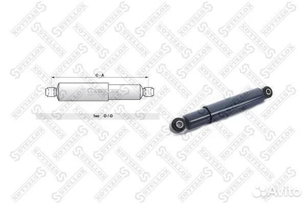 Амортизатор подвески 278-413 O/O 20x78 2 8704940SX - изображение 1