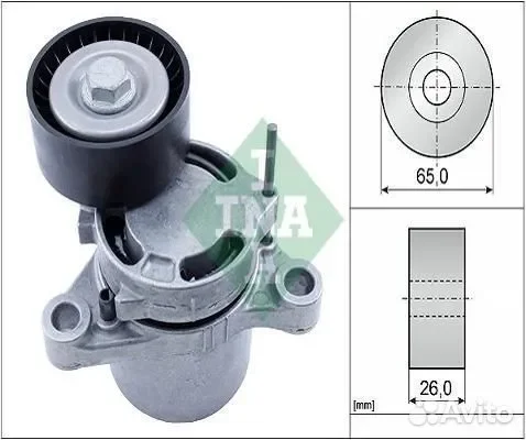 Механический натяжитель ремня BMW 11287619248 - изображение 1