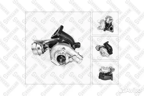 Турбокомпрессор Audi A4, VW Passat, Skod 1080316SX - изображение 1
