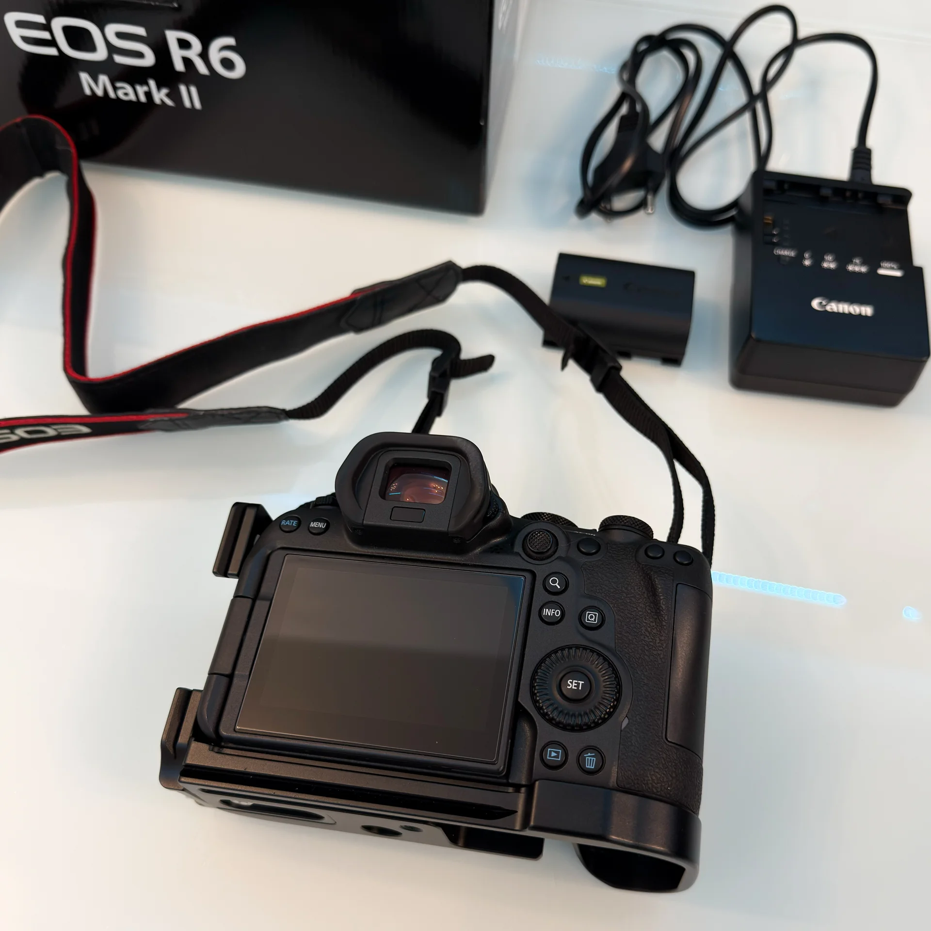 Canon EOS R6 mark lI+зарадяный блок+карты+сумка - миниатюра 4