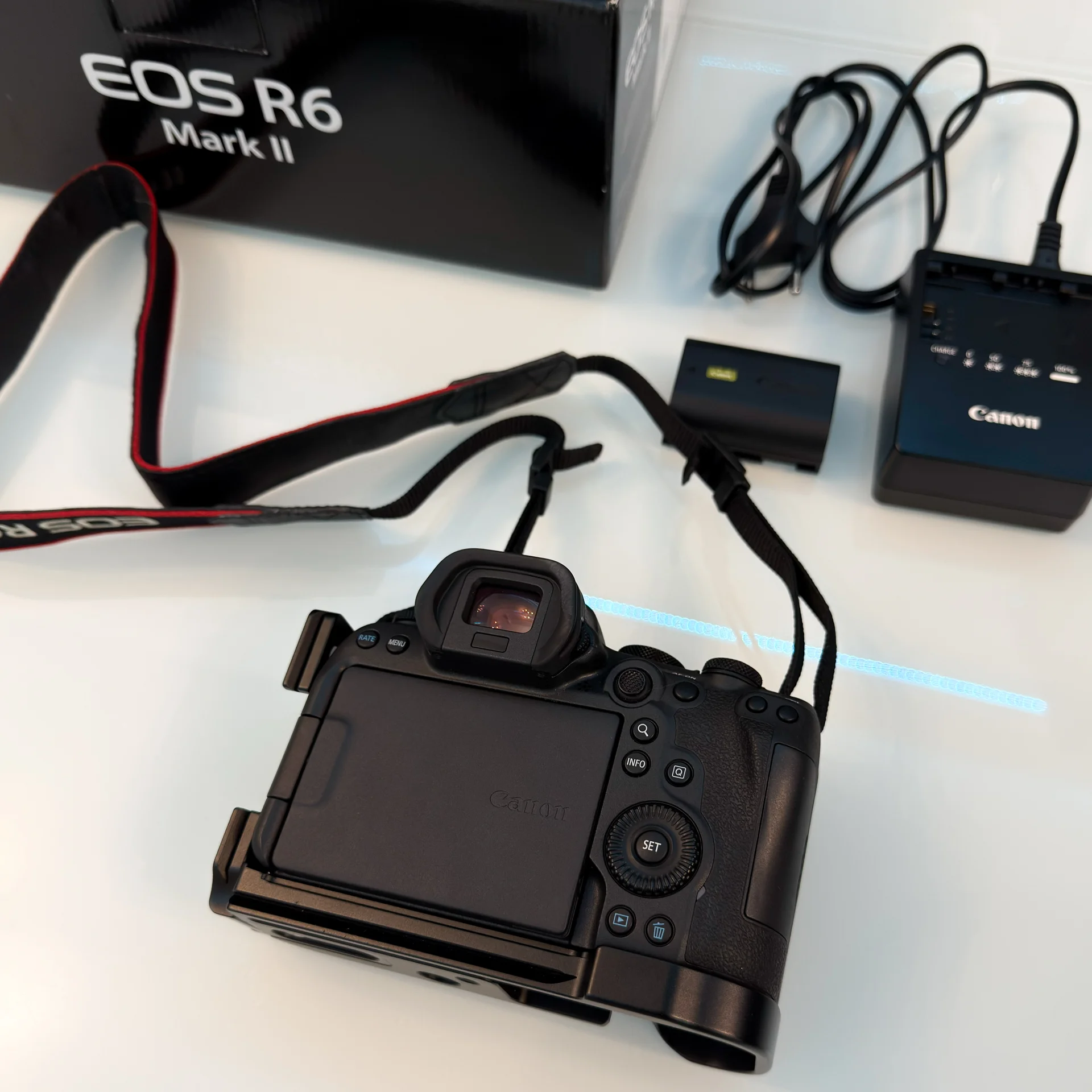 Canon EOS R6 mark lI+зарадяный блок+карты+сумка - миниатюра 5