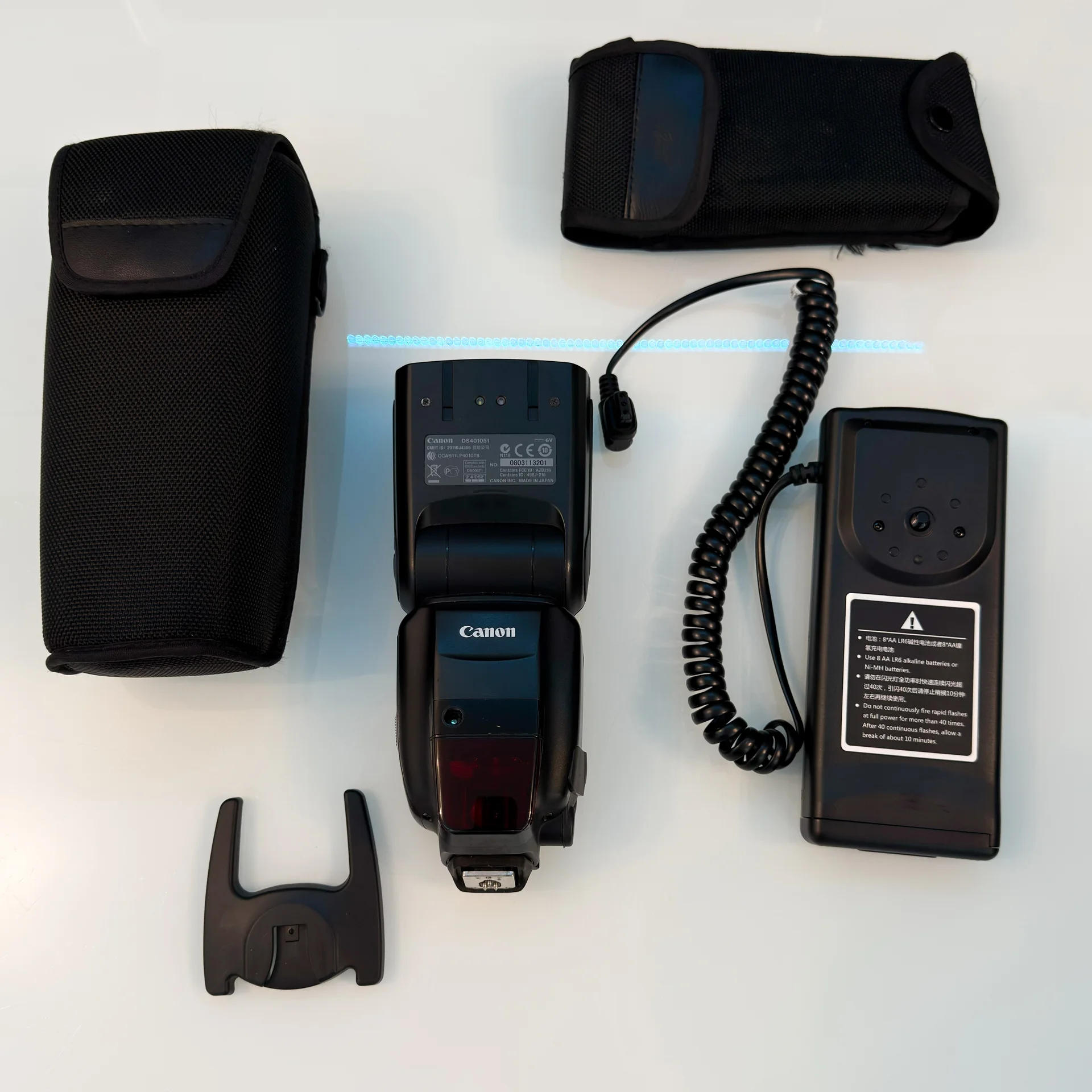 Вспышка canon speedlite 600ex-rt+доп блок - миниатюра 3