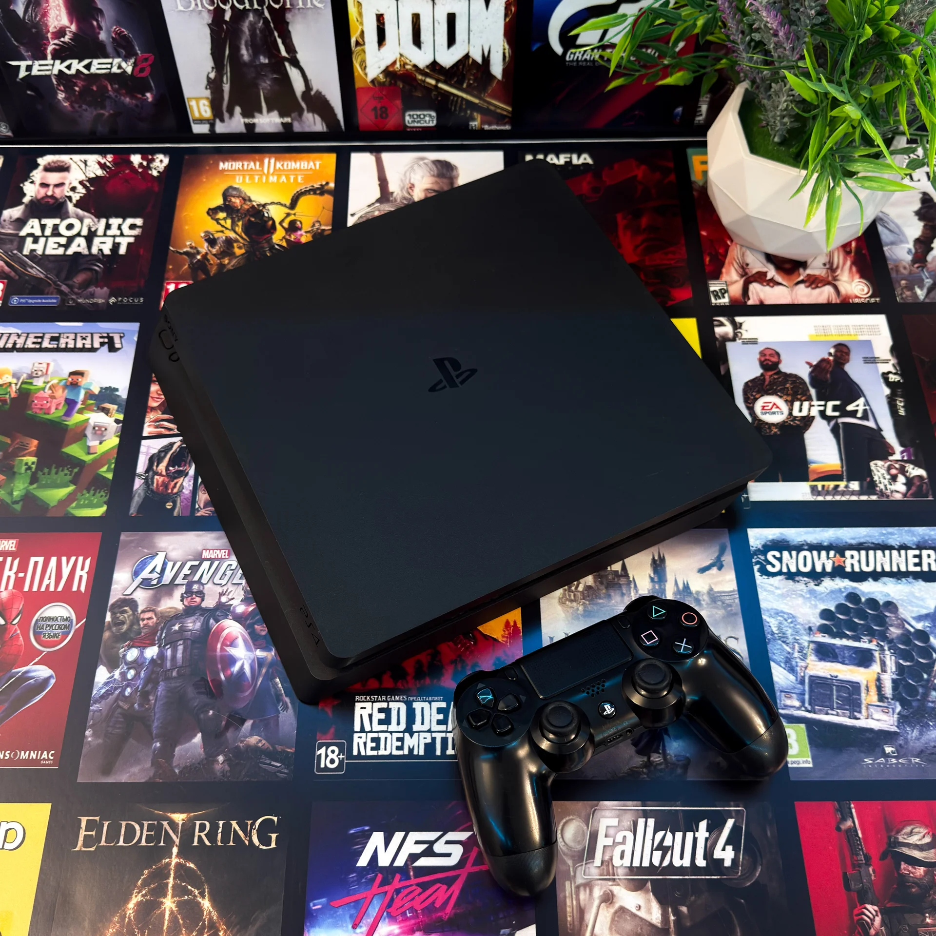 Sony Playstation 4 Fat/Slim/Pro с играми сразу - миниатюра 2