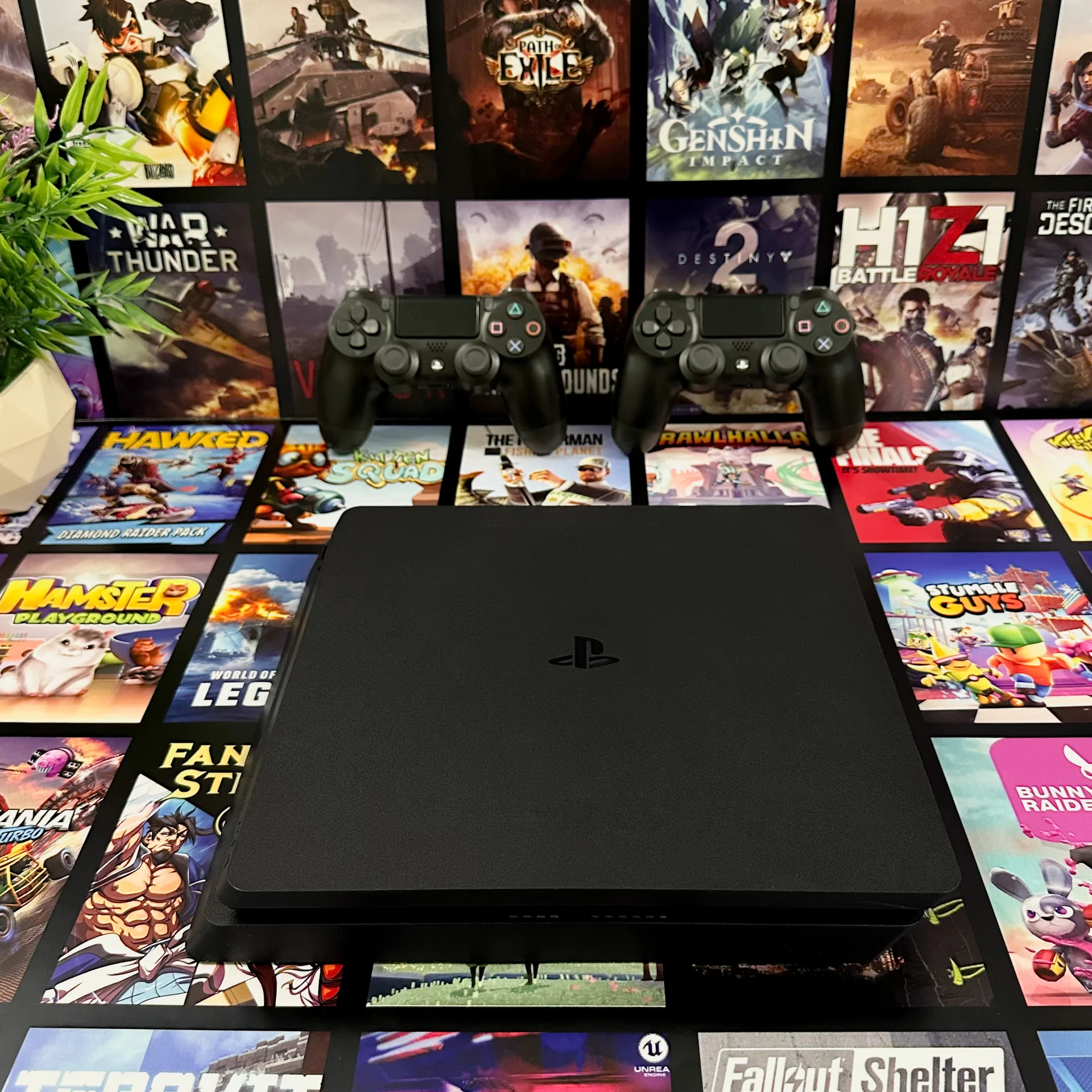 Sony PlayStation 4 Slim 1tb Прошитая 2 геймпада - миниатюра 4