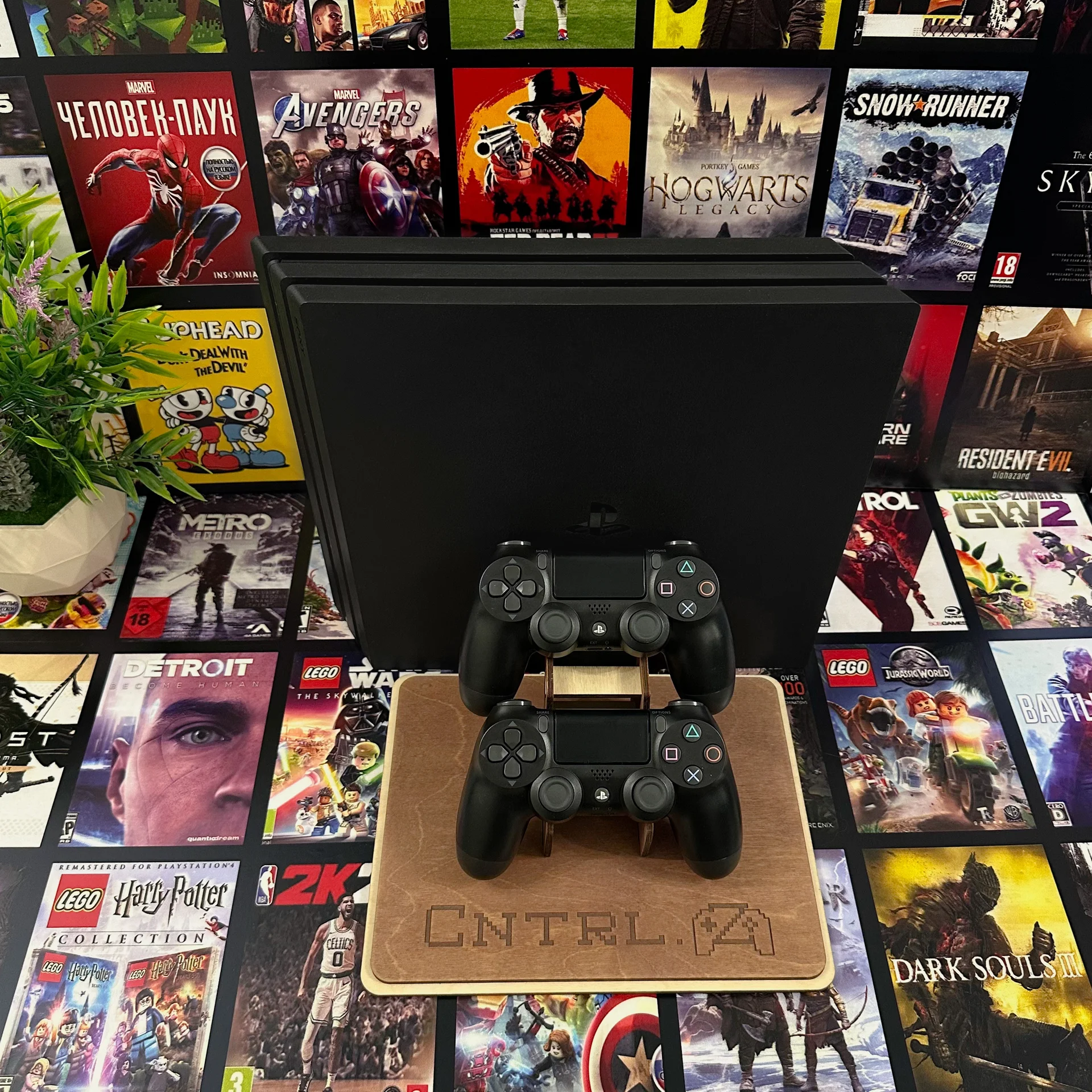 Sony Playstation 4 Pro 1000 гб 170 игр 2 джойстика - миниатюра 6