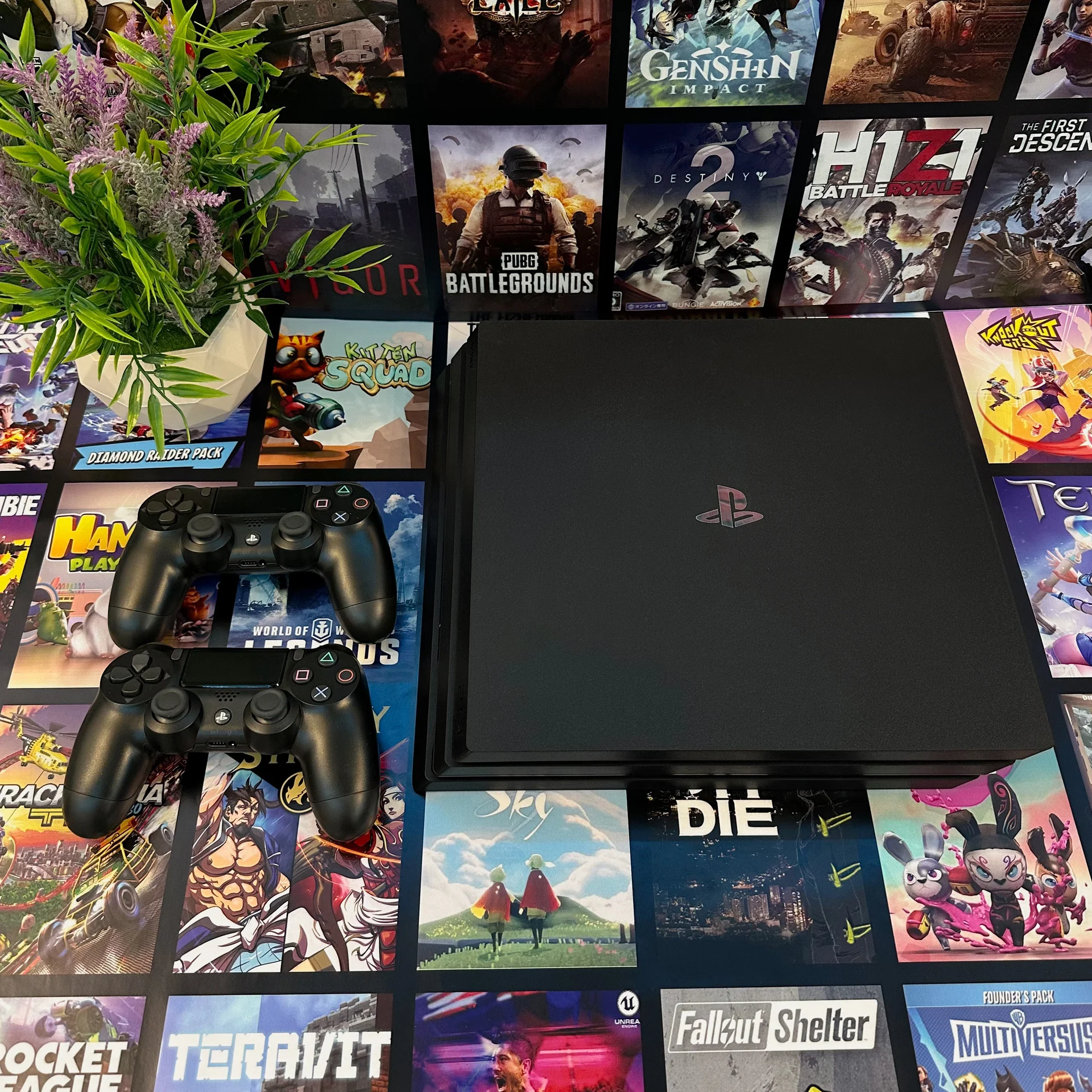 Sony Playstation 4 Pro 1000 гб 170 игр 2 джойстика - миниатюра 7
