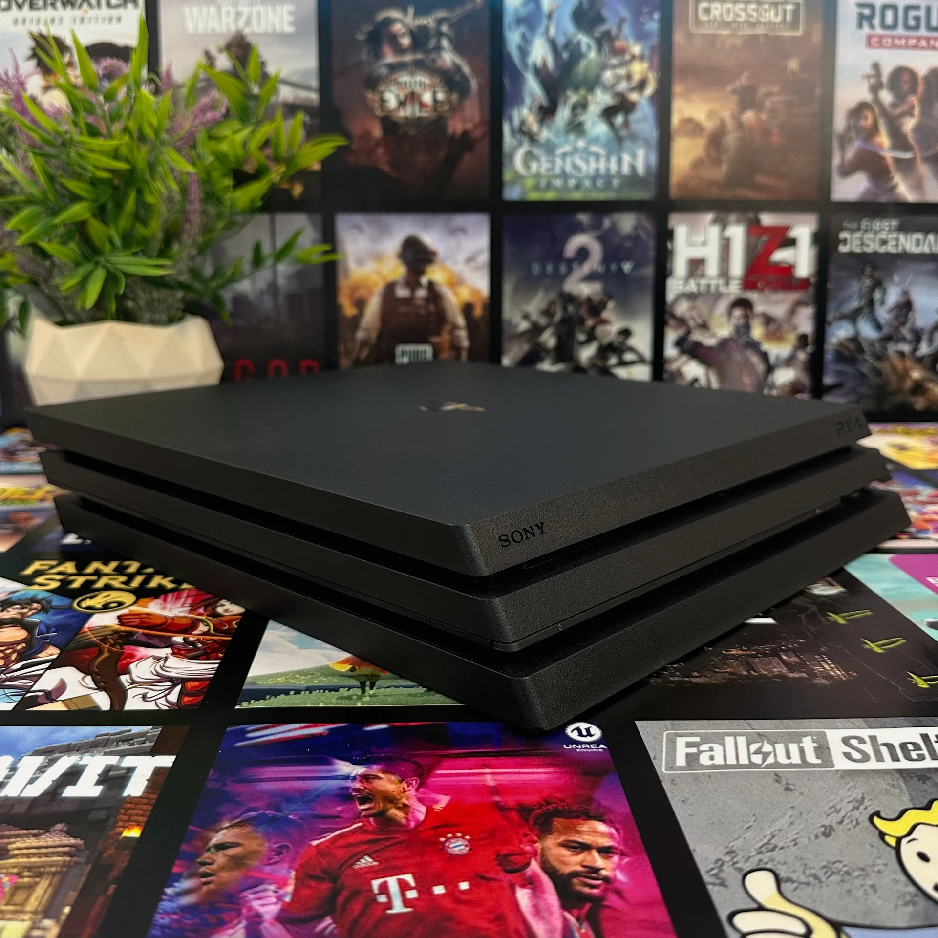 Sony Playstation 4 Pro 1000 гб 170 игр 2 джойстика - миниатюра 11