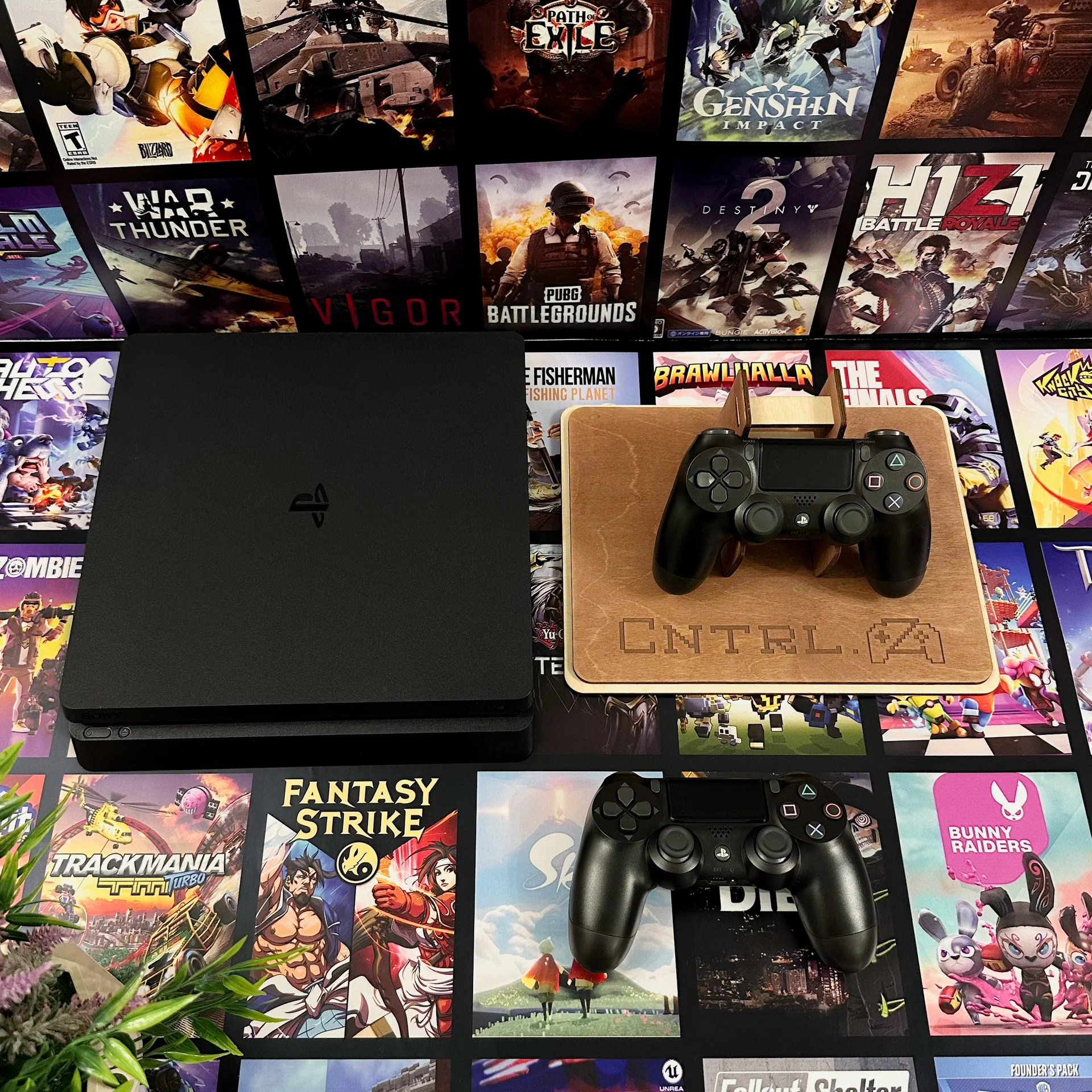 Sony playstation 4 Slim 500gb прошитая 2джойстика - миниатюра 5