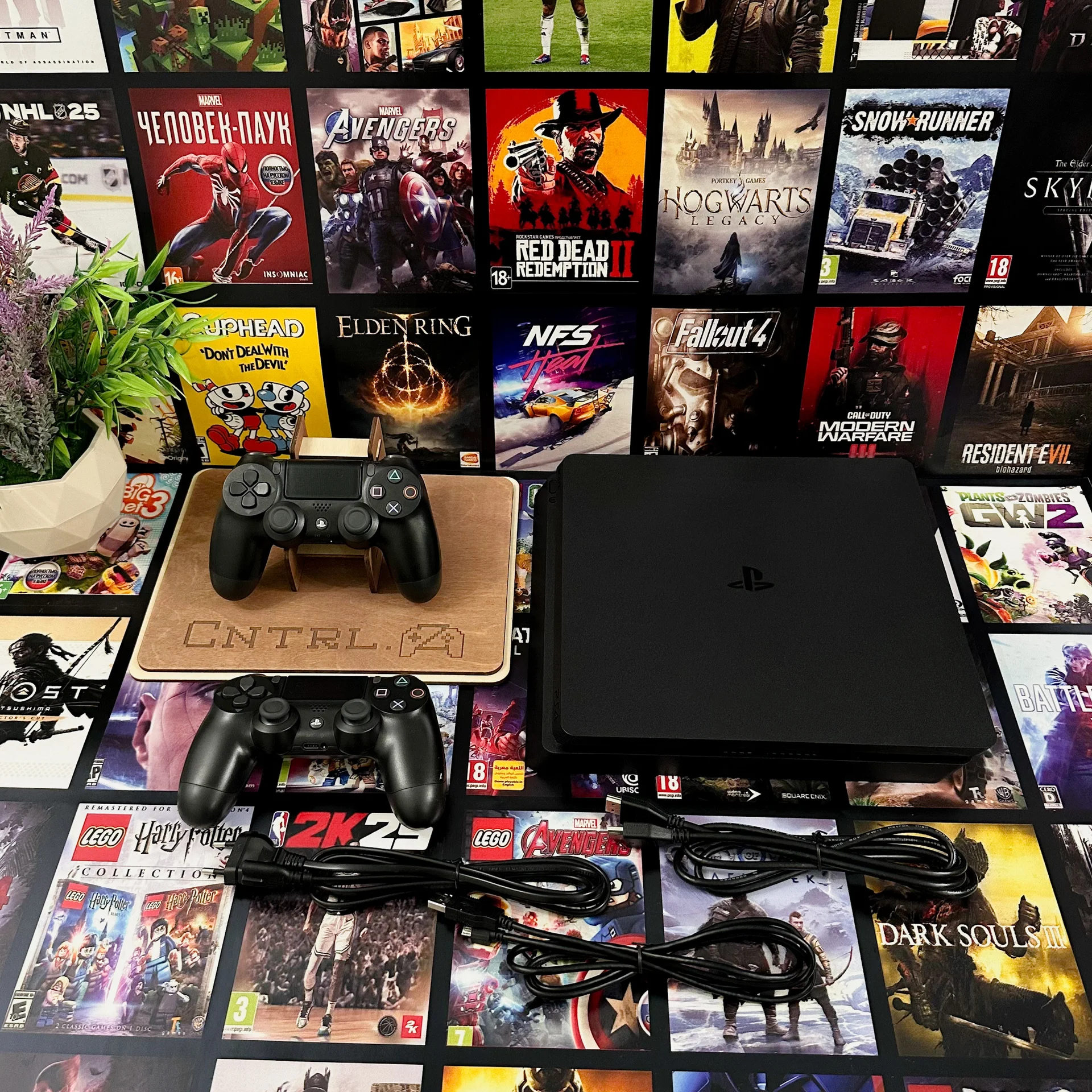 Sony PlayStation 4 Slim, 500 гб, 2дж +170 игр - миниатюра 3