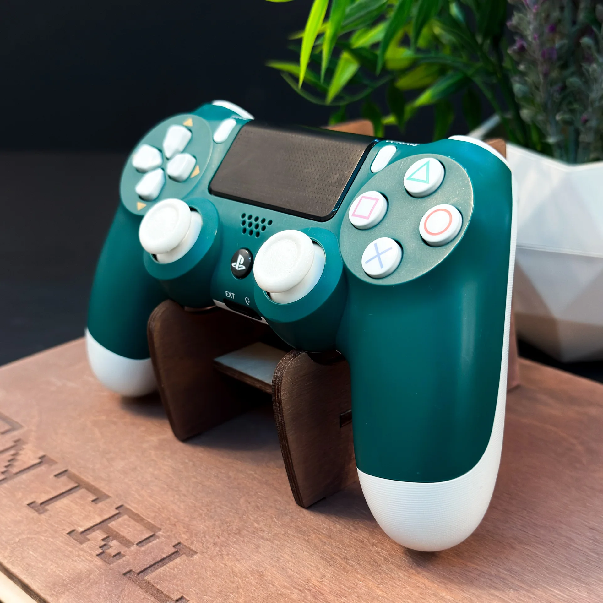 Оригинальный геймпад Sony PS4 V2 Alpine Green - миниатюра 5