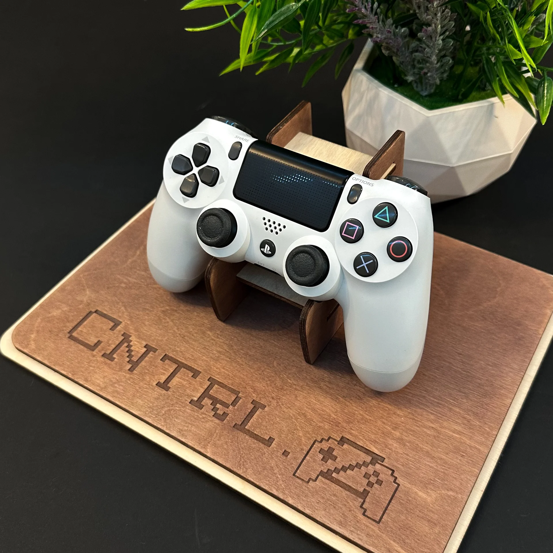 Геймпад Dualshock 4 v2 Оригинальный в идеале Белый - миниатюра 6