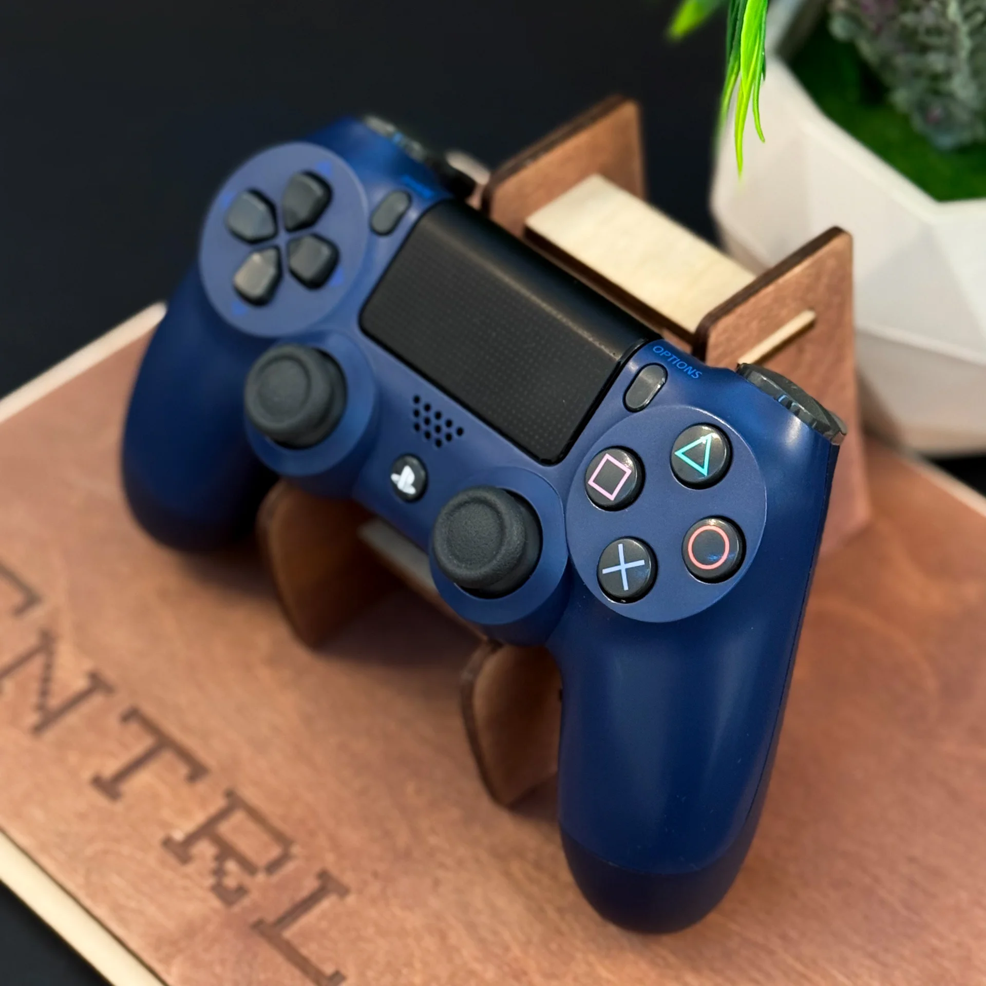 Геймпад Dualshock 4 v2 Оригинальный темно синий - миниатюра 5