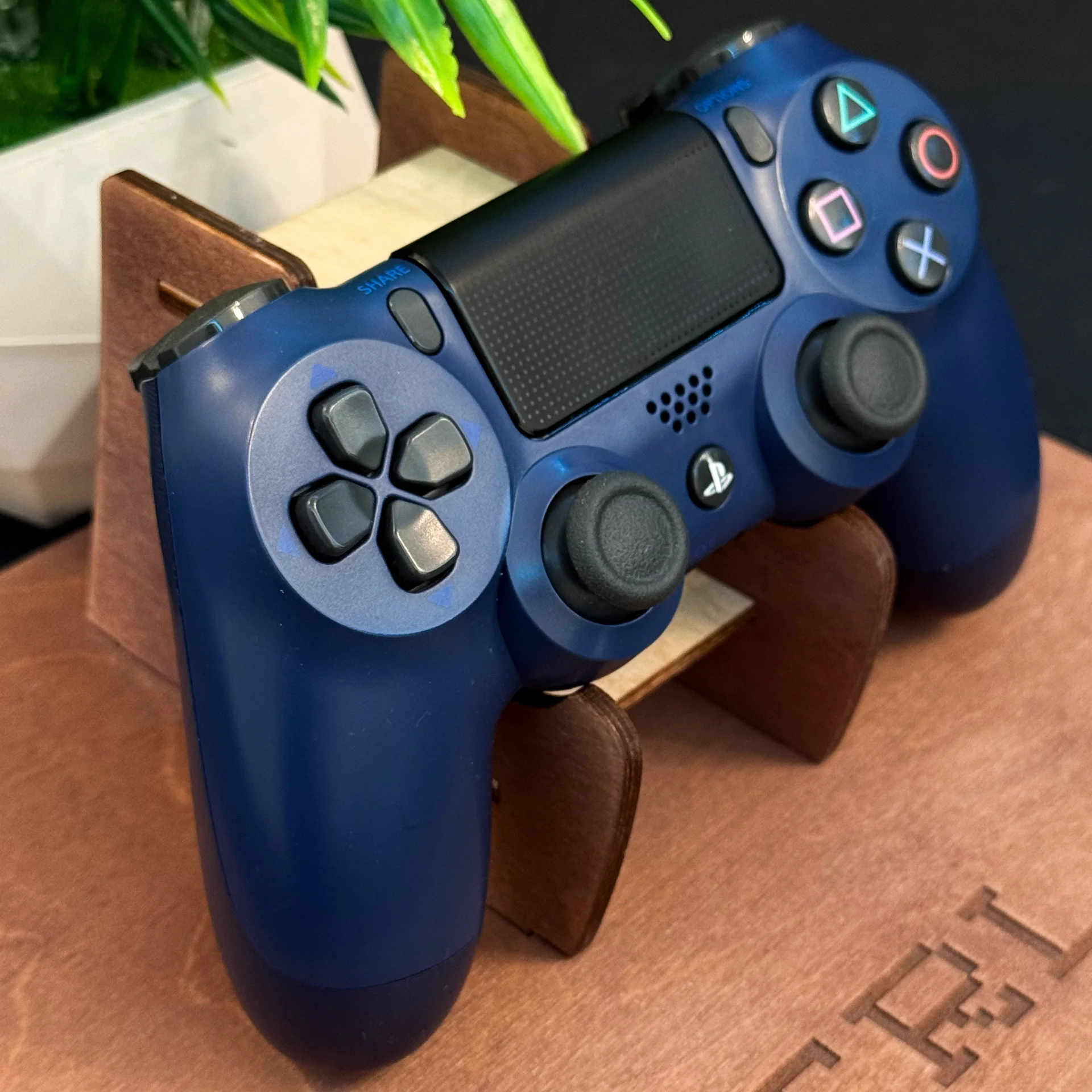 Геймпад Dualshock 4 v2 Оригинальный темно синий - миниатюра 7