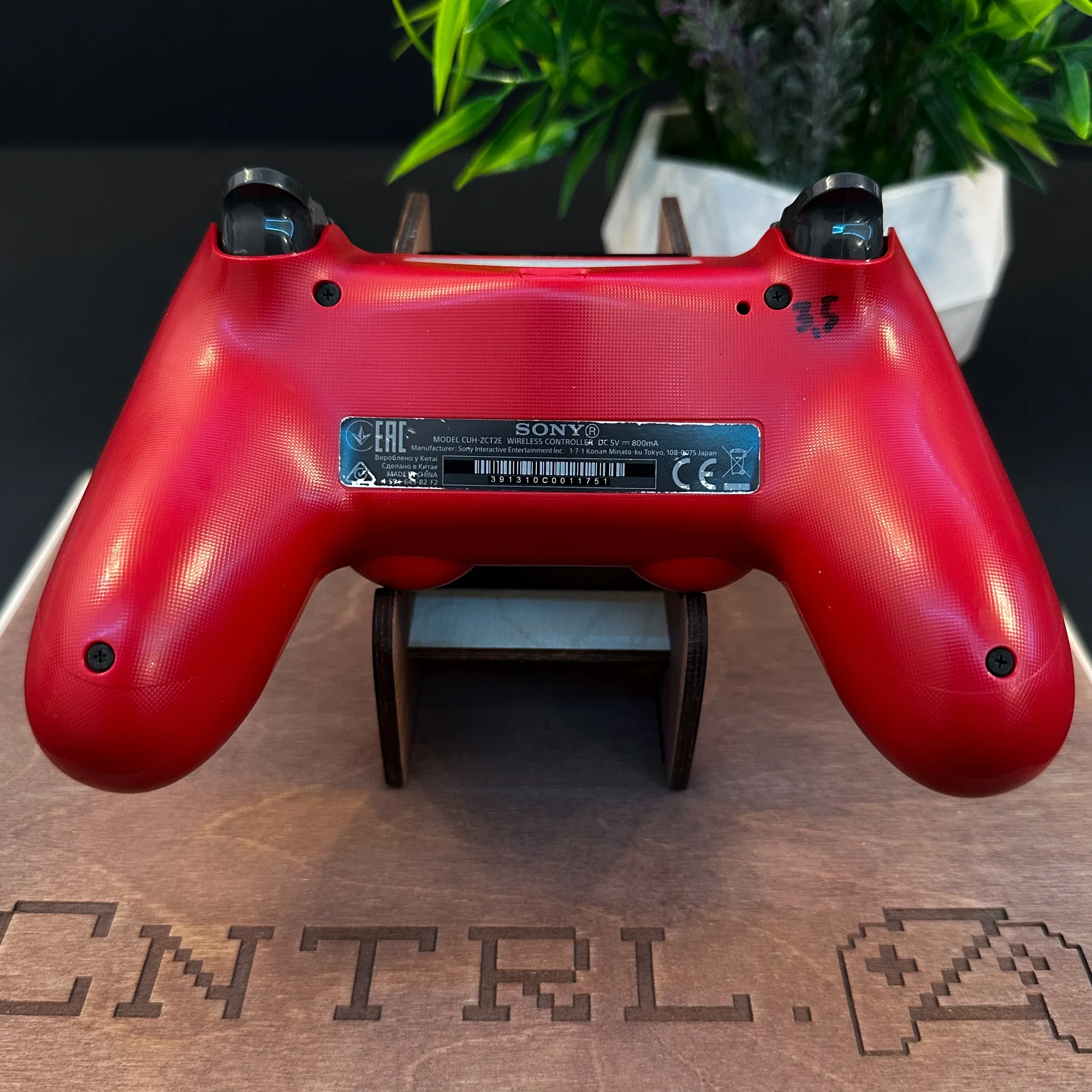 Геймпад Dualshock 4 v2 Оригинальный Красный - миниатюра 3