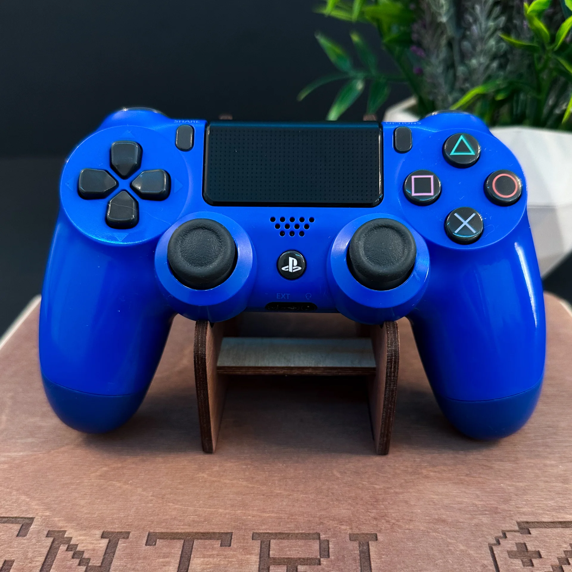 Геймпад Dualshock 4 v2 Оригинальный синий - миниатюра 2