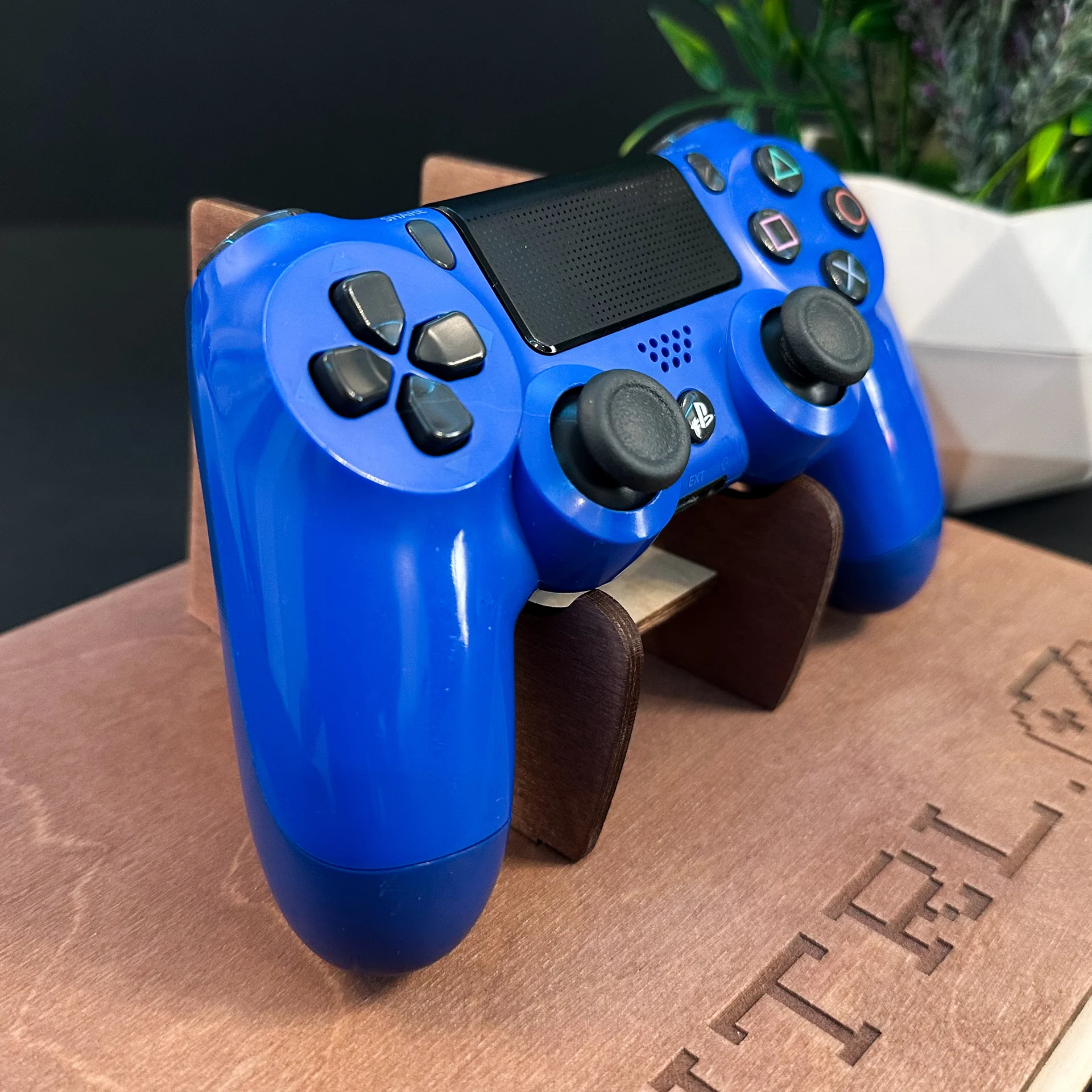 Геймпад Dualshock 4 v2 Оригинальный синий - миниатюра 4