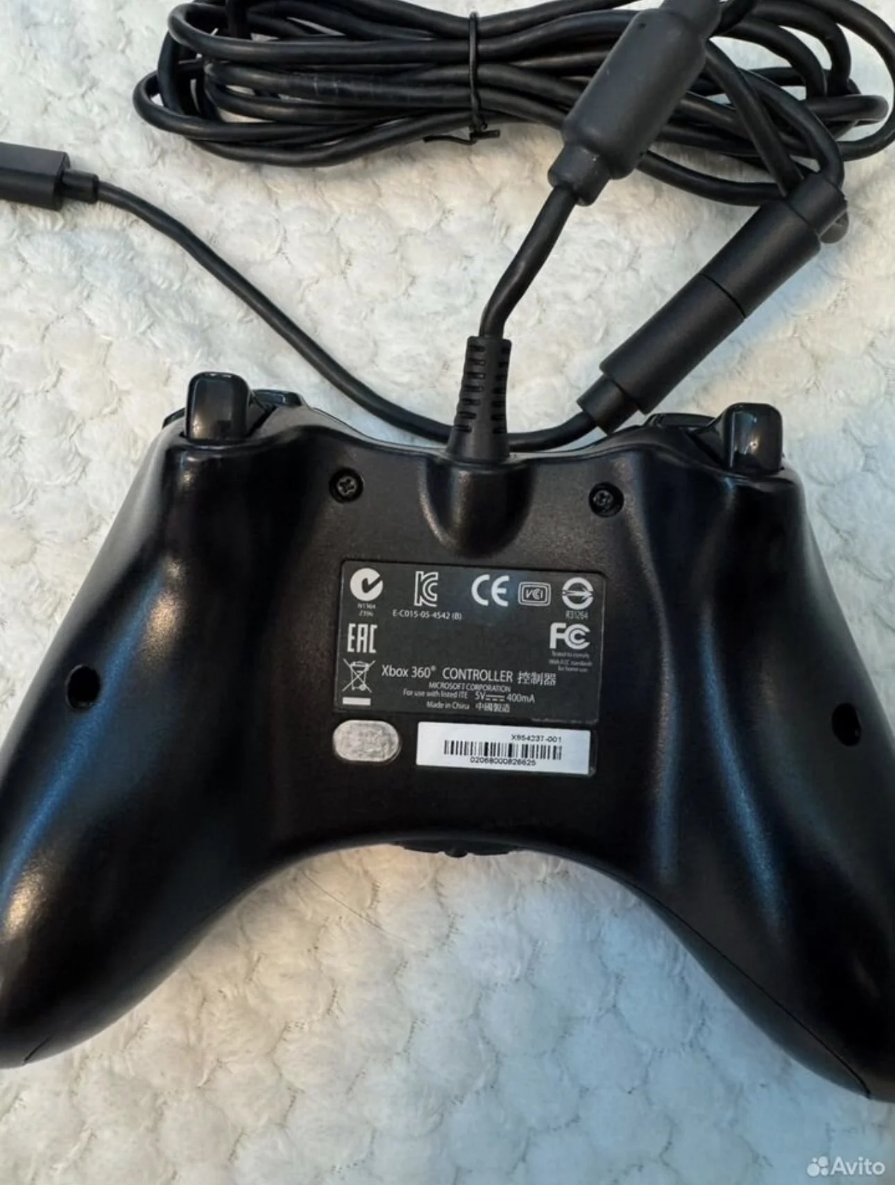 Геймпад xbox 360 проводной оригинал - миниатюра 2
