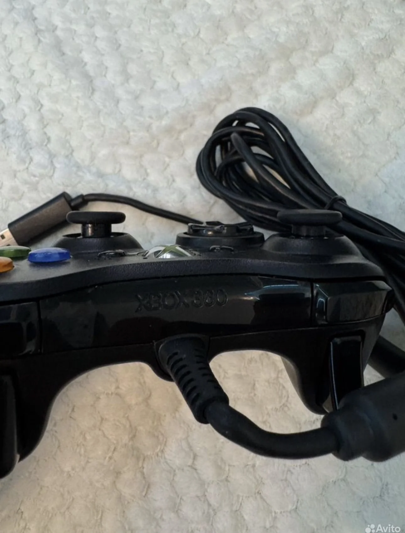 Геймпад xbox 360 проводной оригинал - миниатюра 3