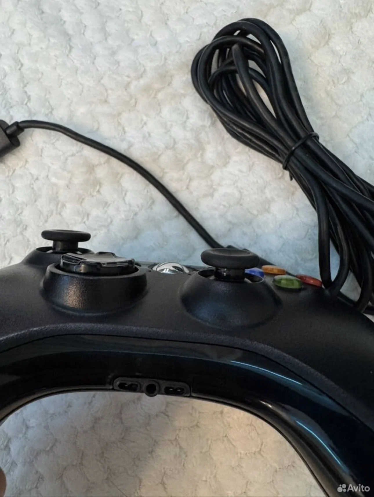 Геймпад xbox 360 проводной оригинал - миниатюра 4