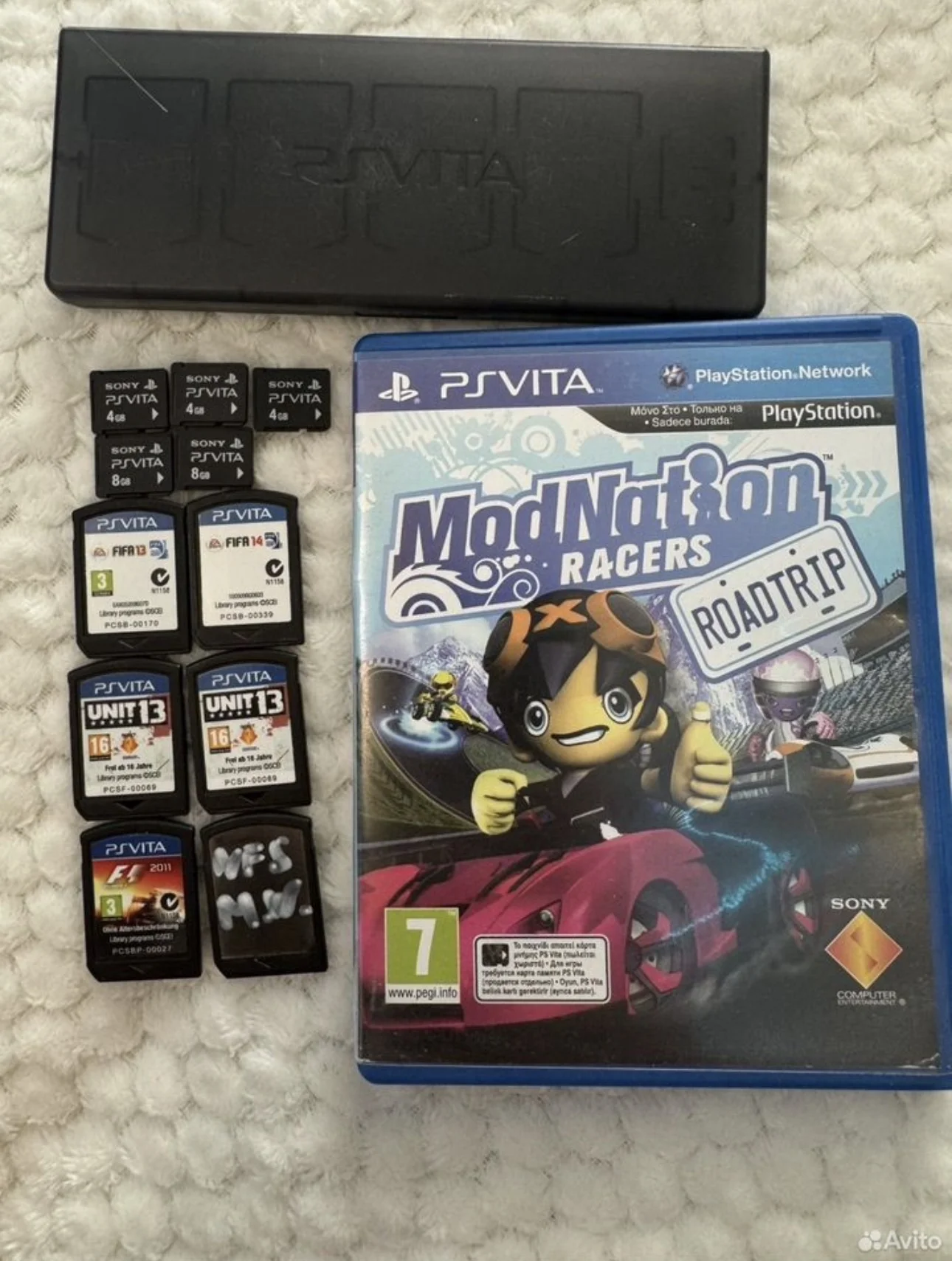 7 картриджей и 6 карт памяти ps vita одним лотом - миниатюра 3