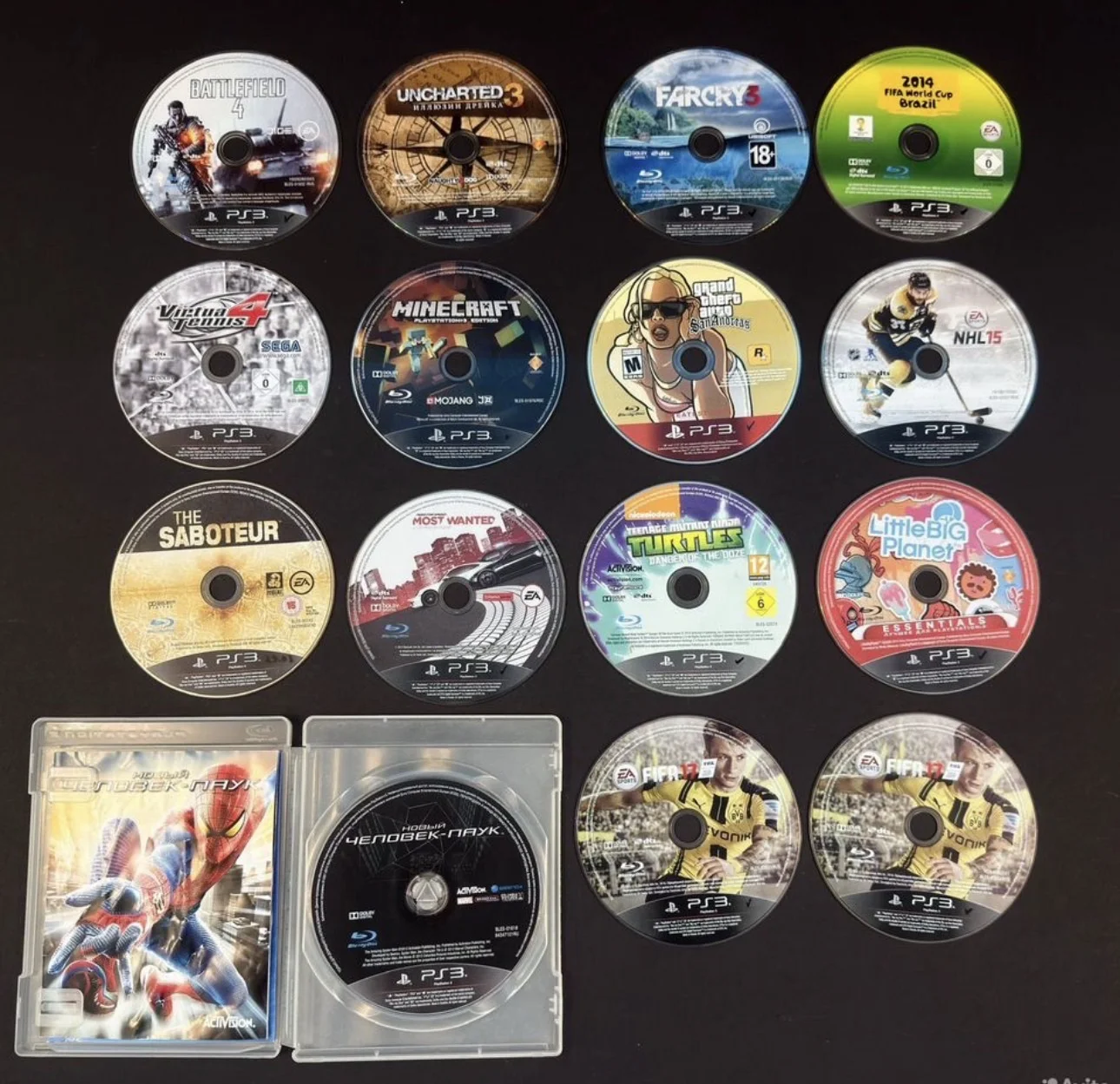 15 Дисков sony ps3 рабочие - изображение 1
