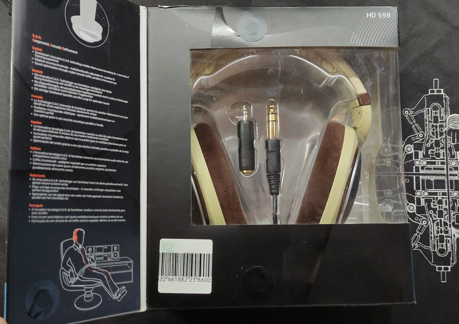 Наушники Sennheiser hd598 - миниатюра 8
