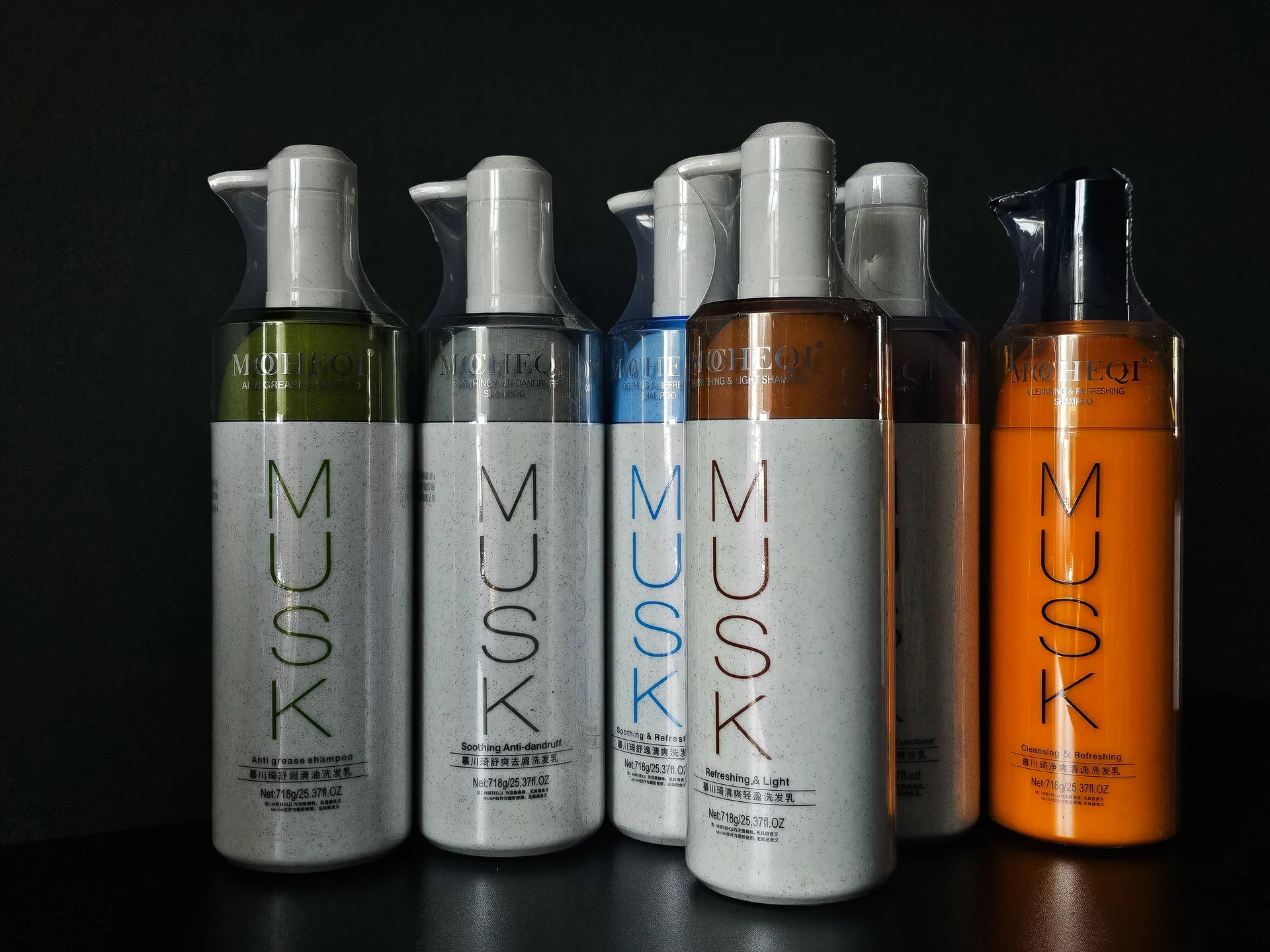 Профессиональный шампунь Mocheqi Musk 718 мл новый - изображение 1