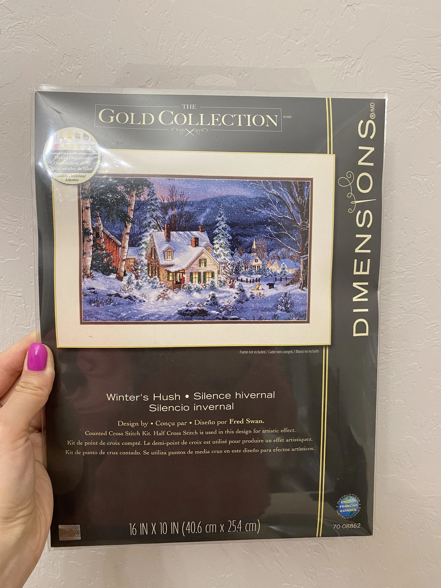Набор для вышивания Dimensions "Winter's Hush" - изображение 1