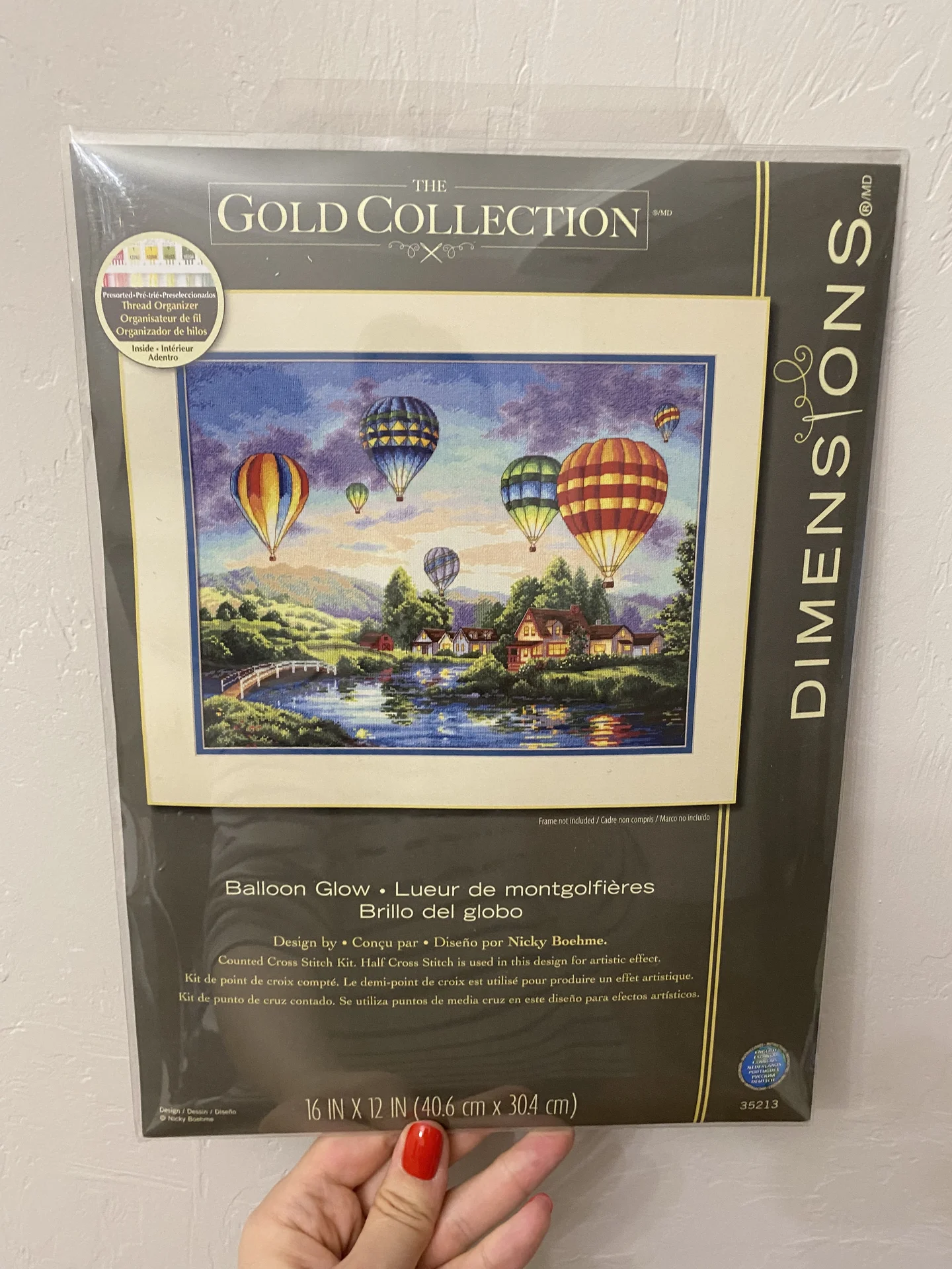 Набор для вышивания Dimensions Balloon Glow