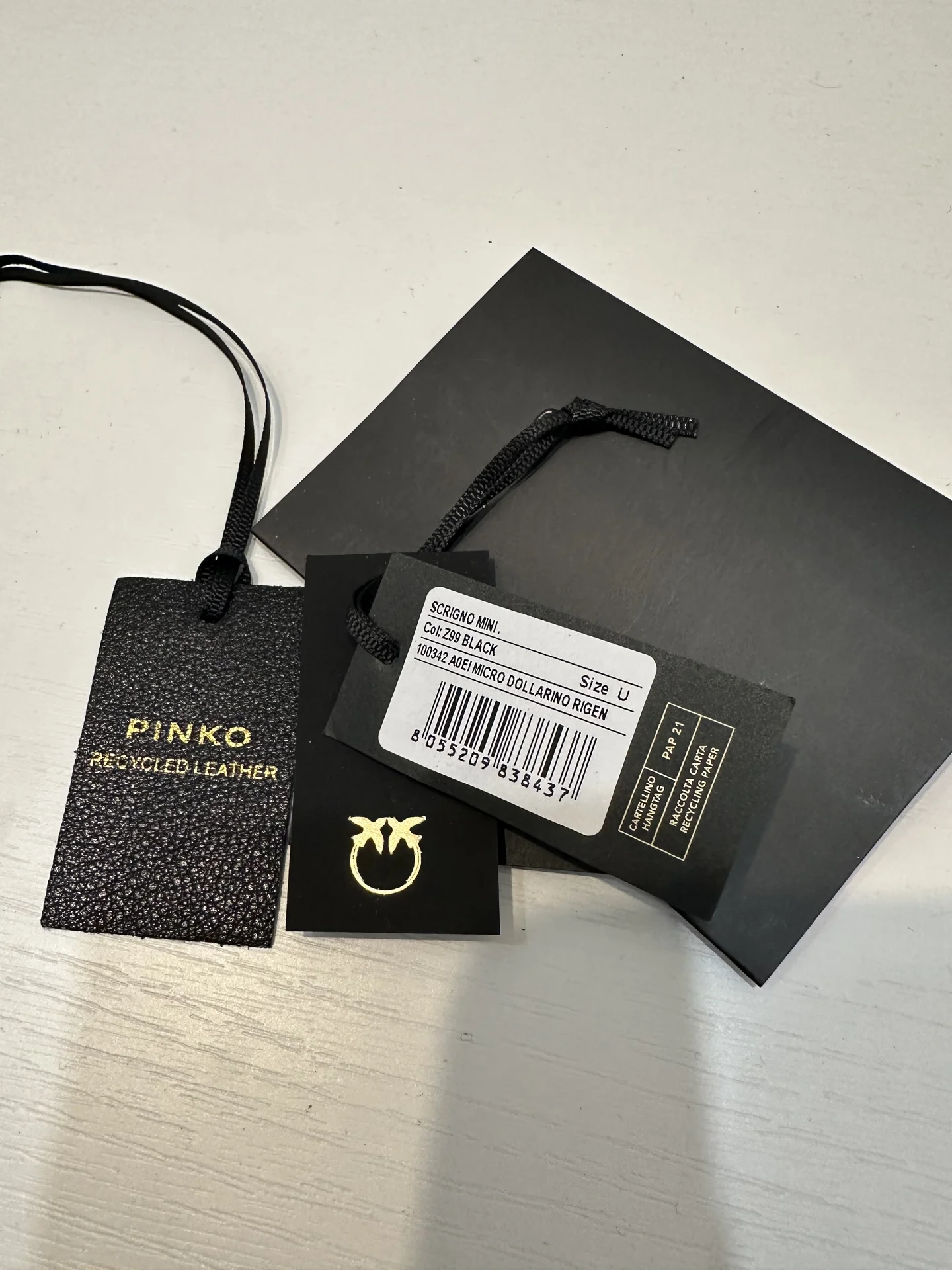 Сумка женская pinko оригинал нат.кожа - миниатюра 9