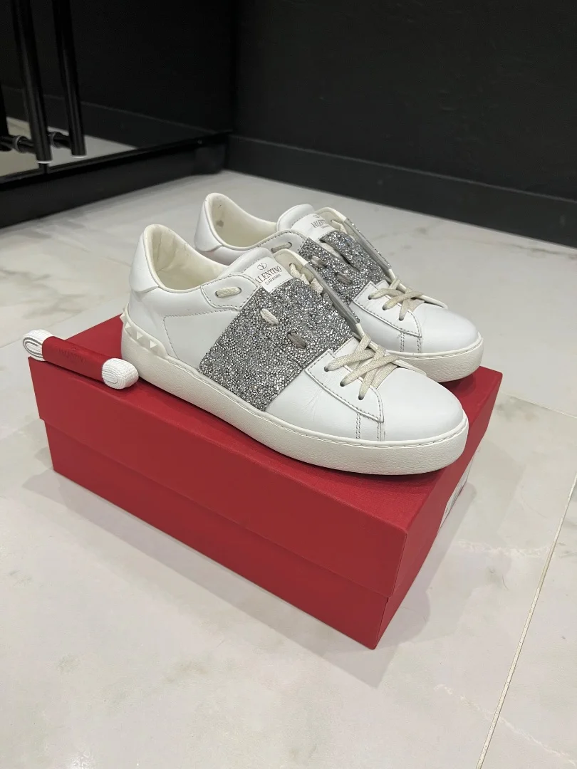 Кроссовки valentino оригинал со стразами - миниатюра 2