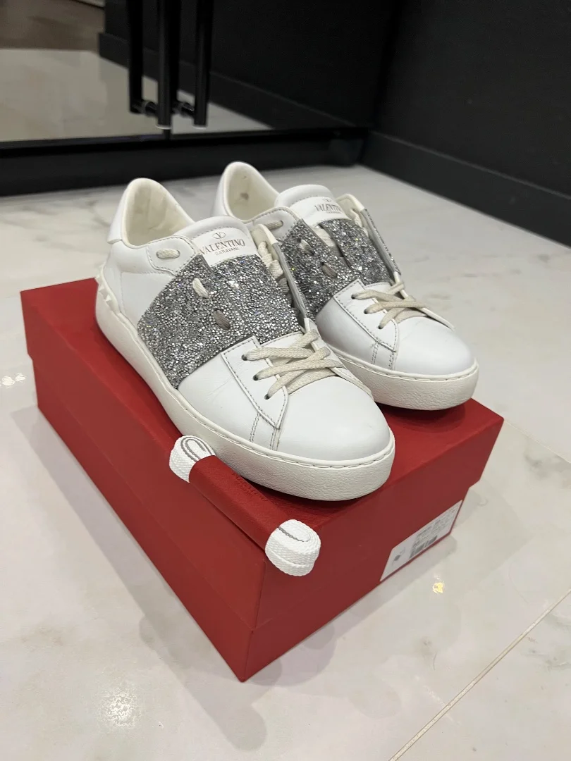 Кроссовки valentino оригинал со стразами - миниатюра 3