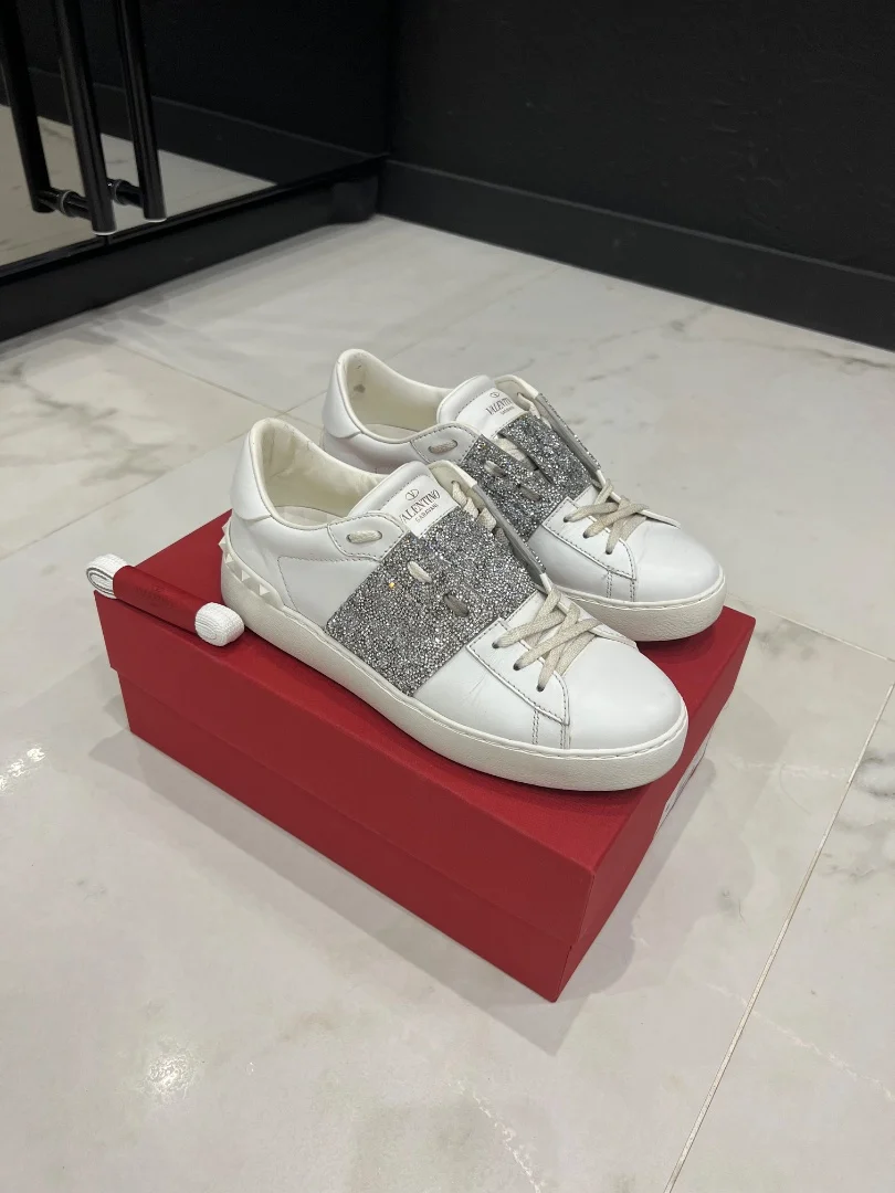 Кроссовки valentino оригинал со стразами - миниатюра 4