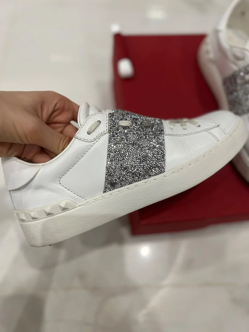 Кроссовки valentino оригинал со стразами - миниатюра 5