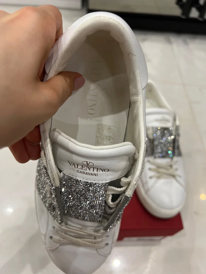 Кроссовки valentino оригинал со стразами - миниатюра 6
