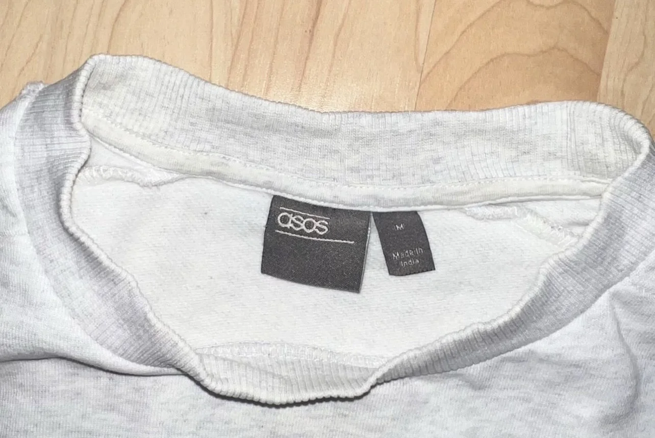 Свитшот protocol index кроп ASOS - миниатюра 10