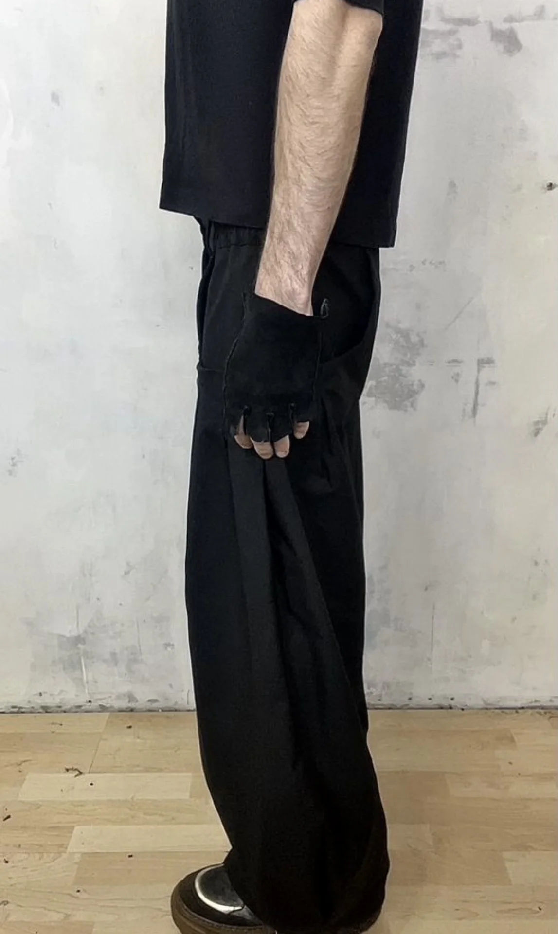 Очень широкие брюки japan Yohji Yamamoto - миниатюра 6
