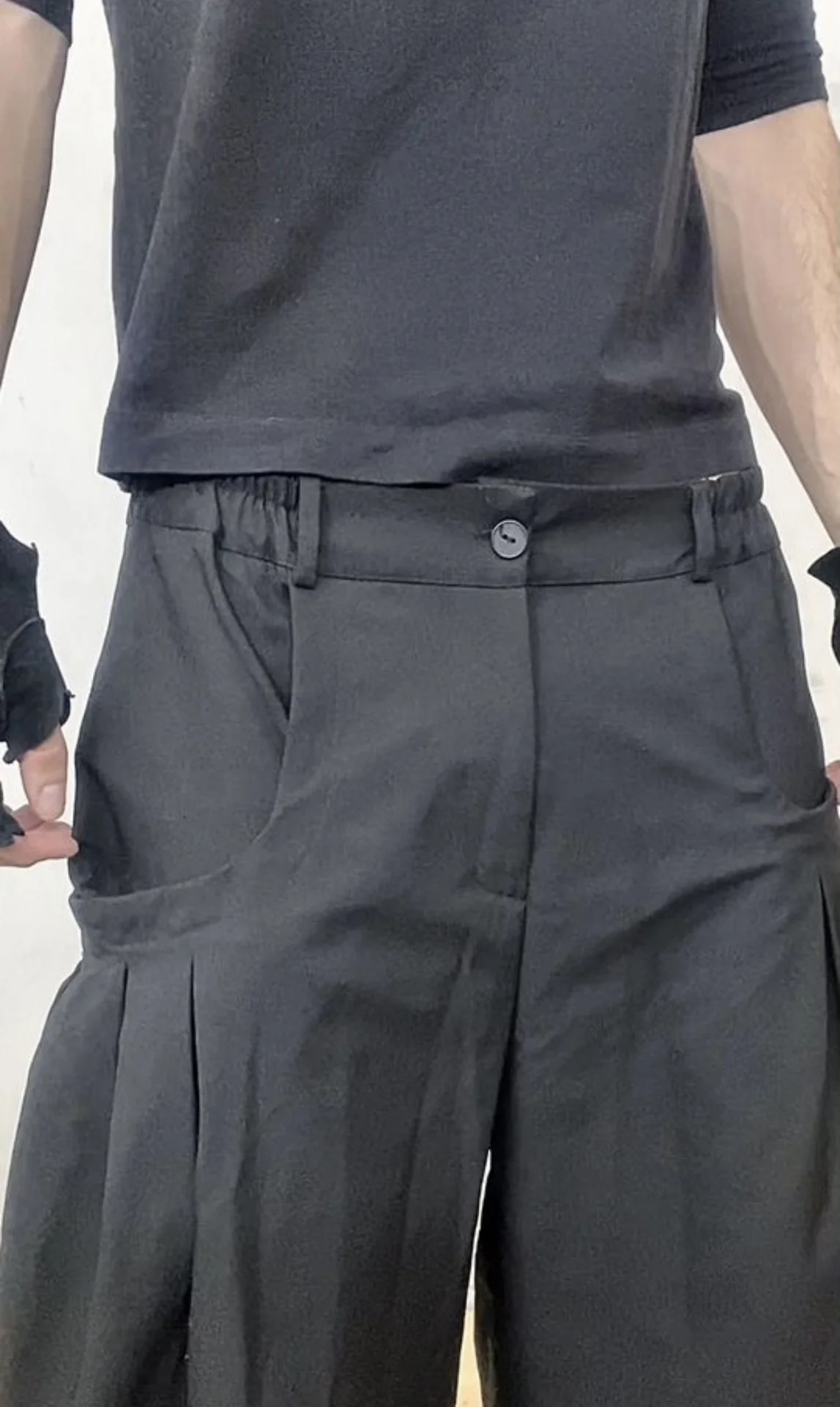 Очень широкие брюки japan Yohji Yamamoto - миниатюра 8