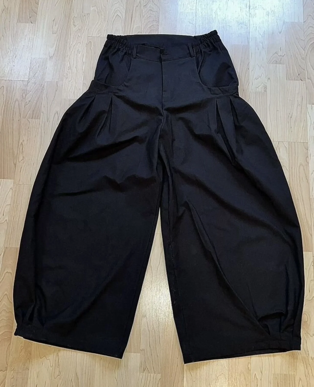 Очень широкие брюки japan Yohji Yamamoto - миниатюра 9