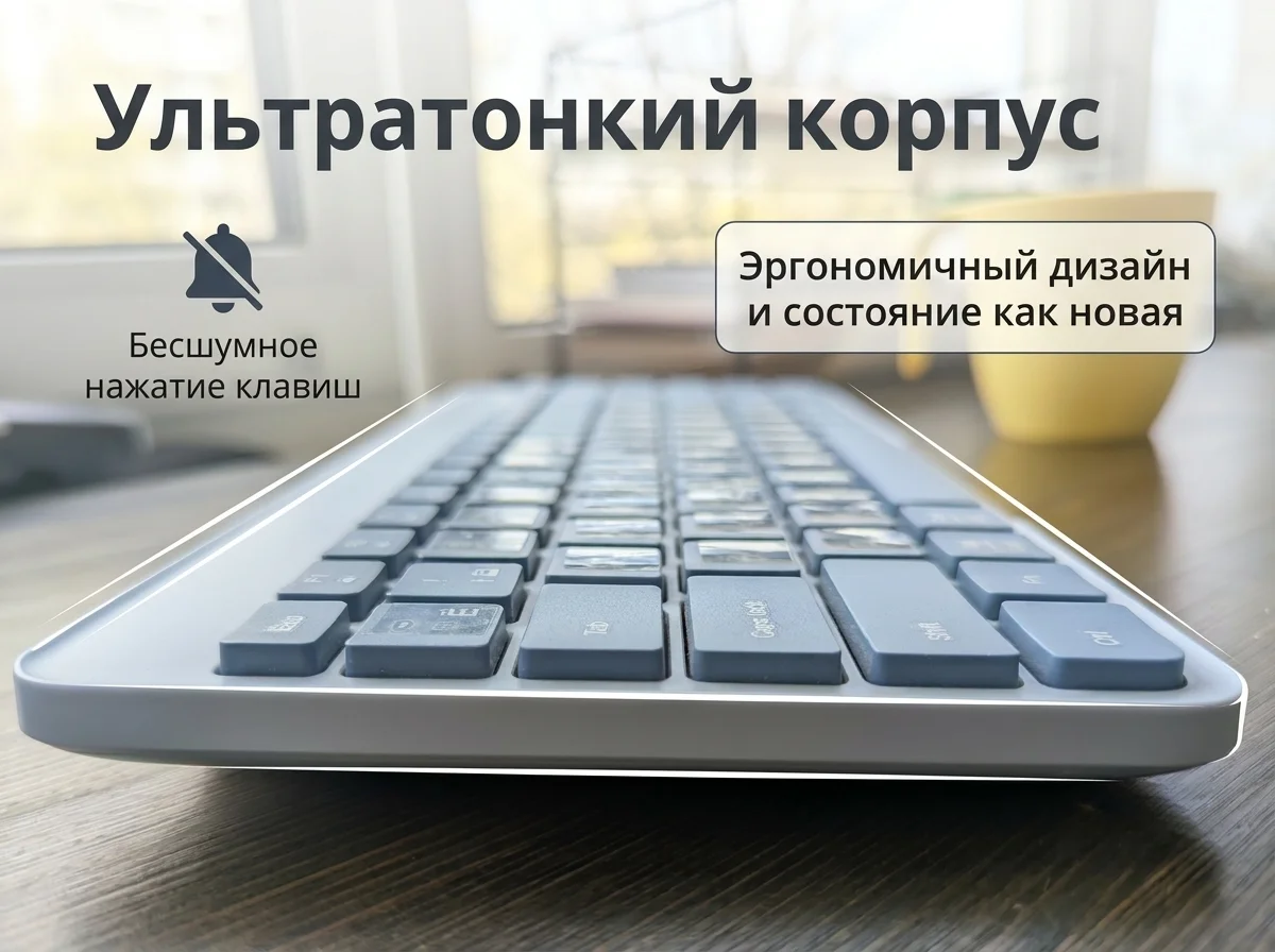 Беспроводная клавиатура Xiaomi miiiw Dual Mode - миниатюра 2