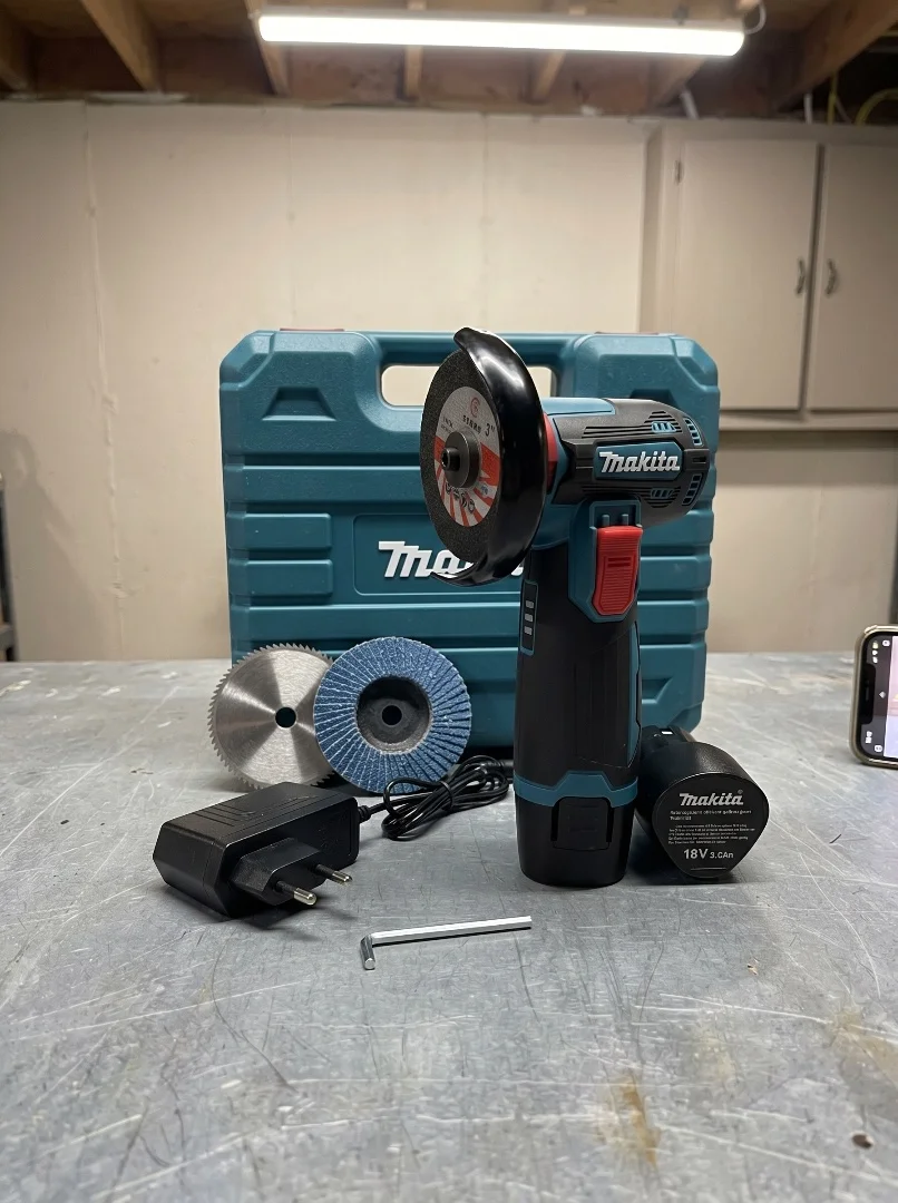 Мини болгарка (ушм) Makita M35 аккумуляторная 18V - миниатюра 2