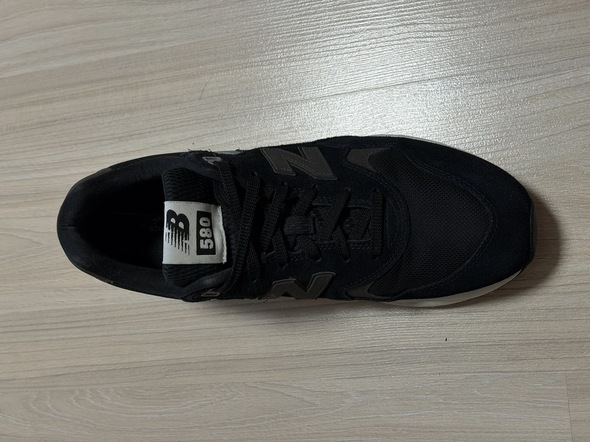 Кроссовки New Balance NB 580 черные - миниатюра 2