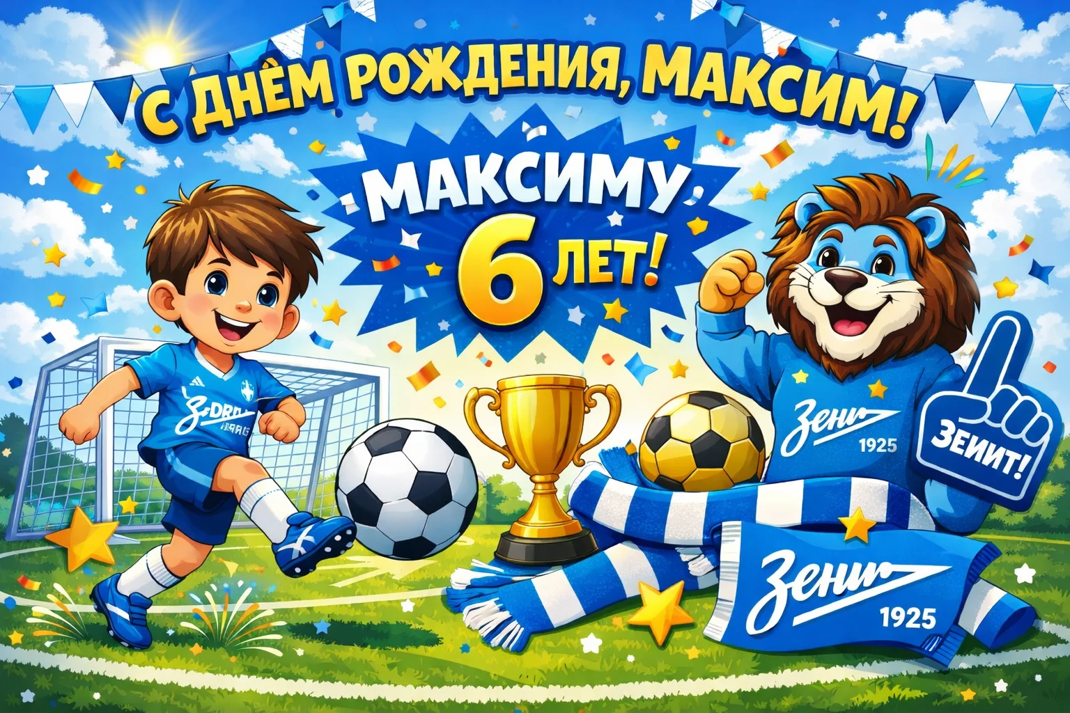 Разработка плакатов на День Рождения - миниатюра 6